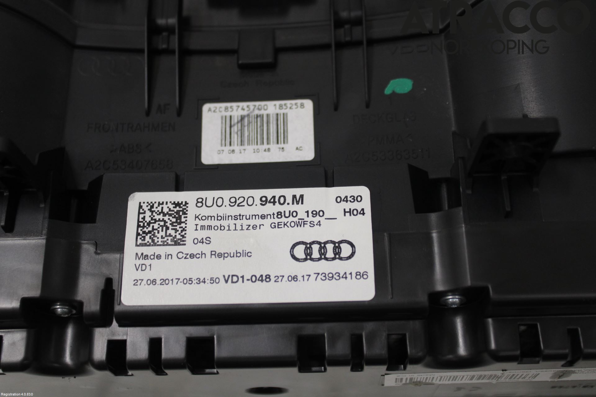 Audi Q3 8U 12-18 Instrument Komb