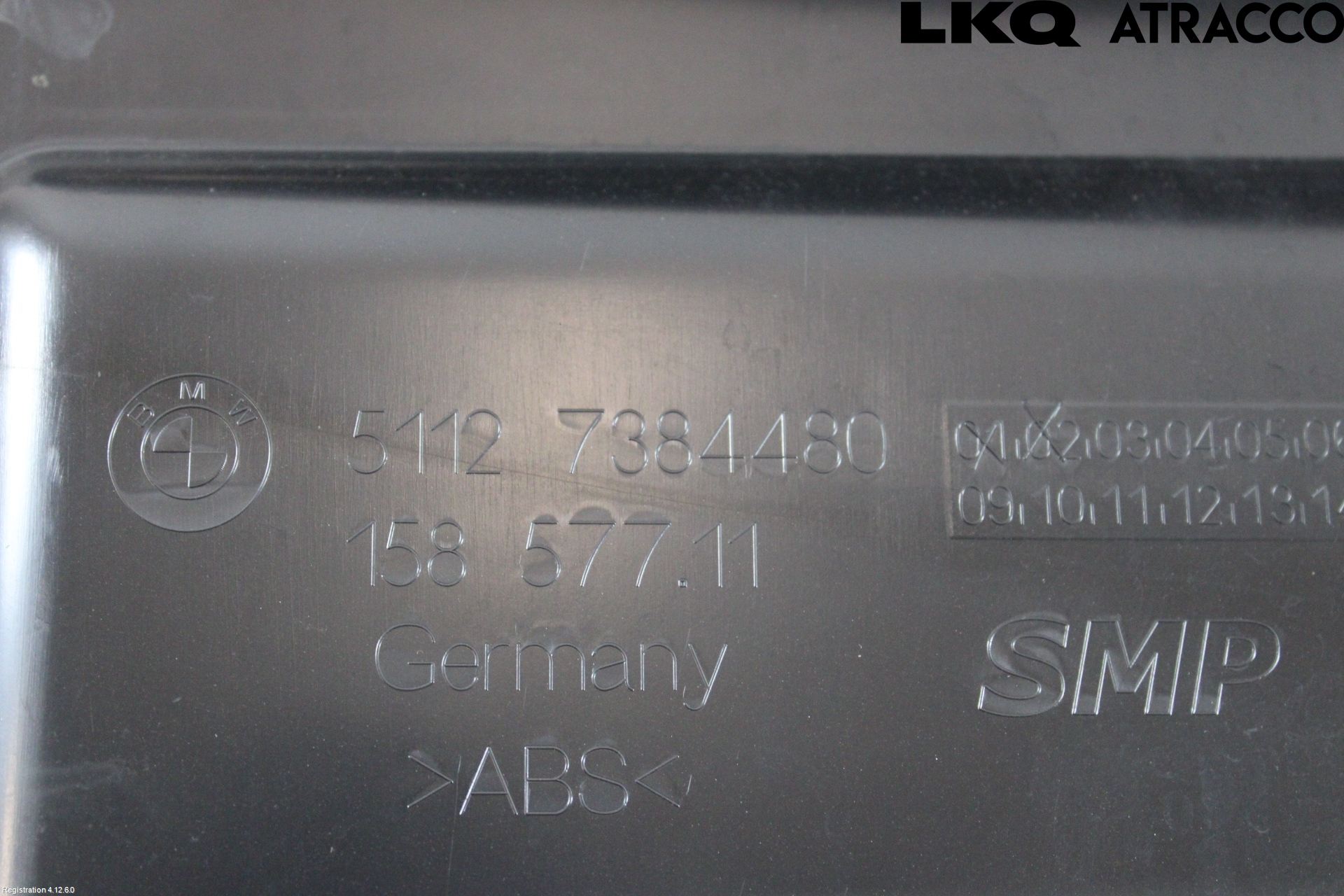 BMW 3 F30/F31/F80 12-19 Stötfångarfäste Bak Hö