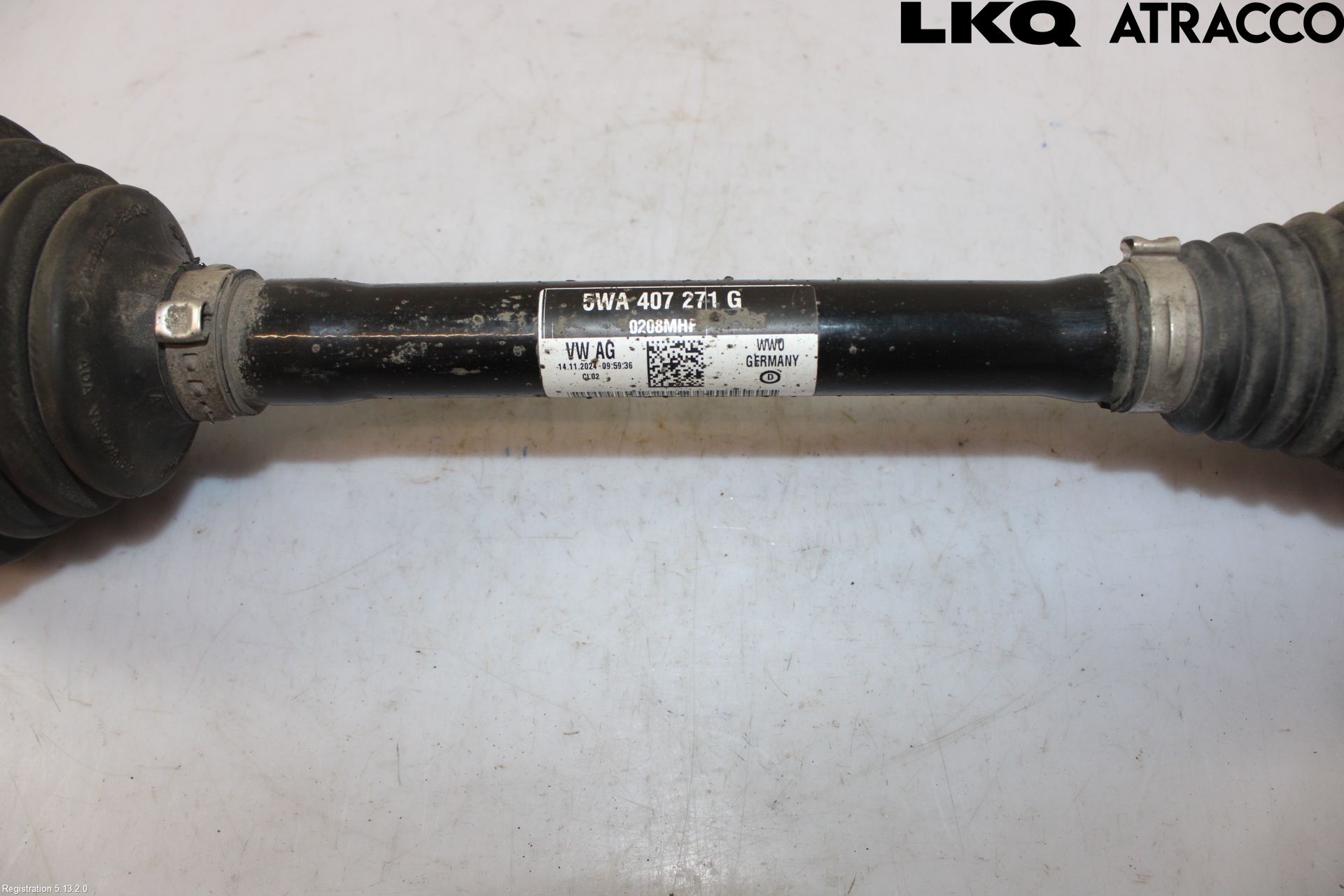 Volkswagen VW GOLF / E-GOLF VIII 20- Drivaxel Fram Vänster