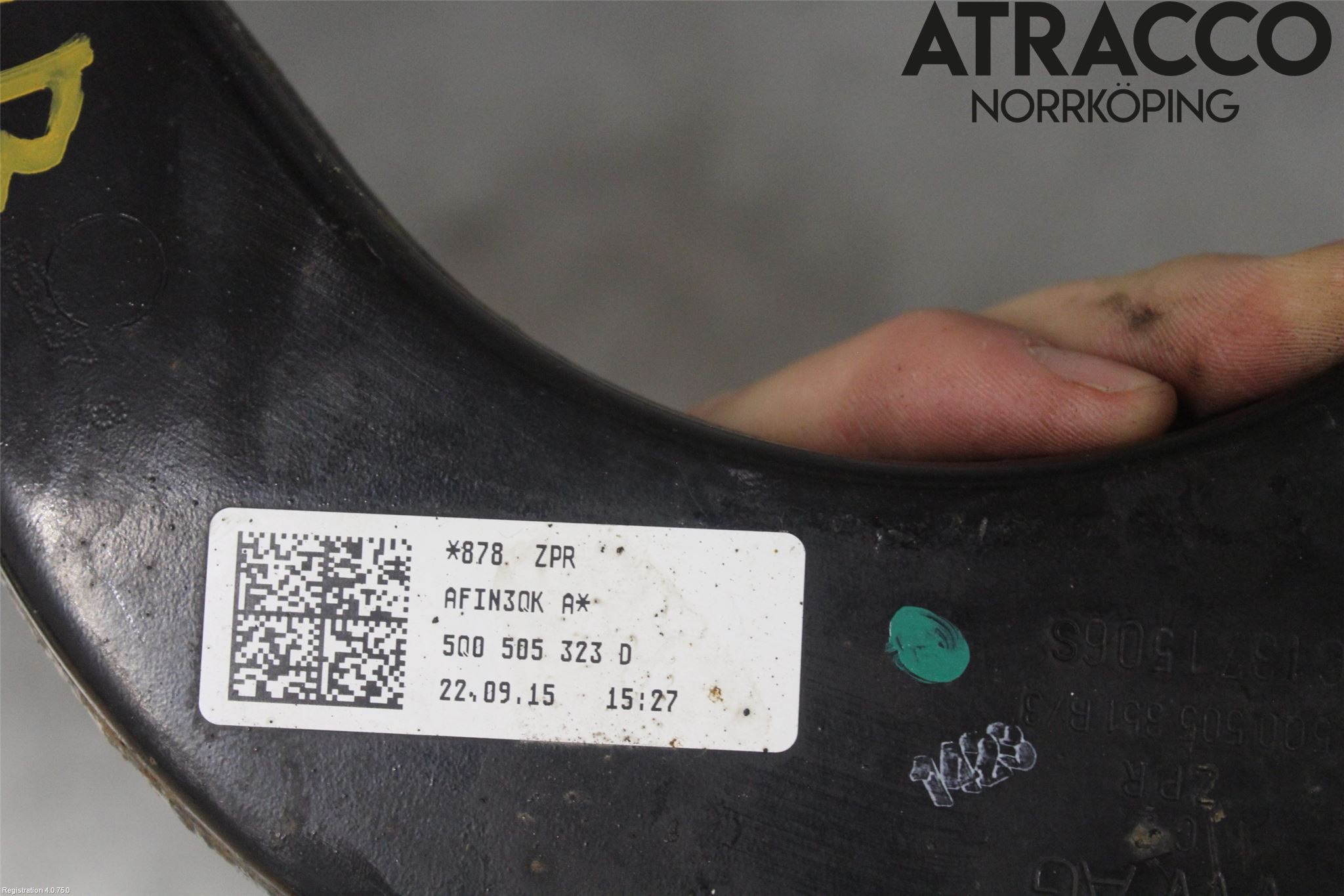 Skoda SUPERB 09-15 Bärarm Bak Övre Vänster