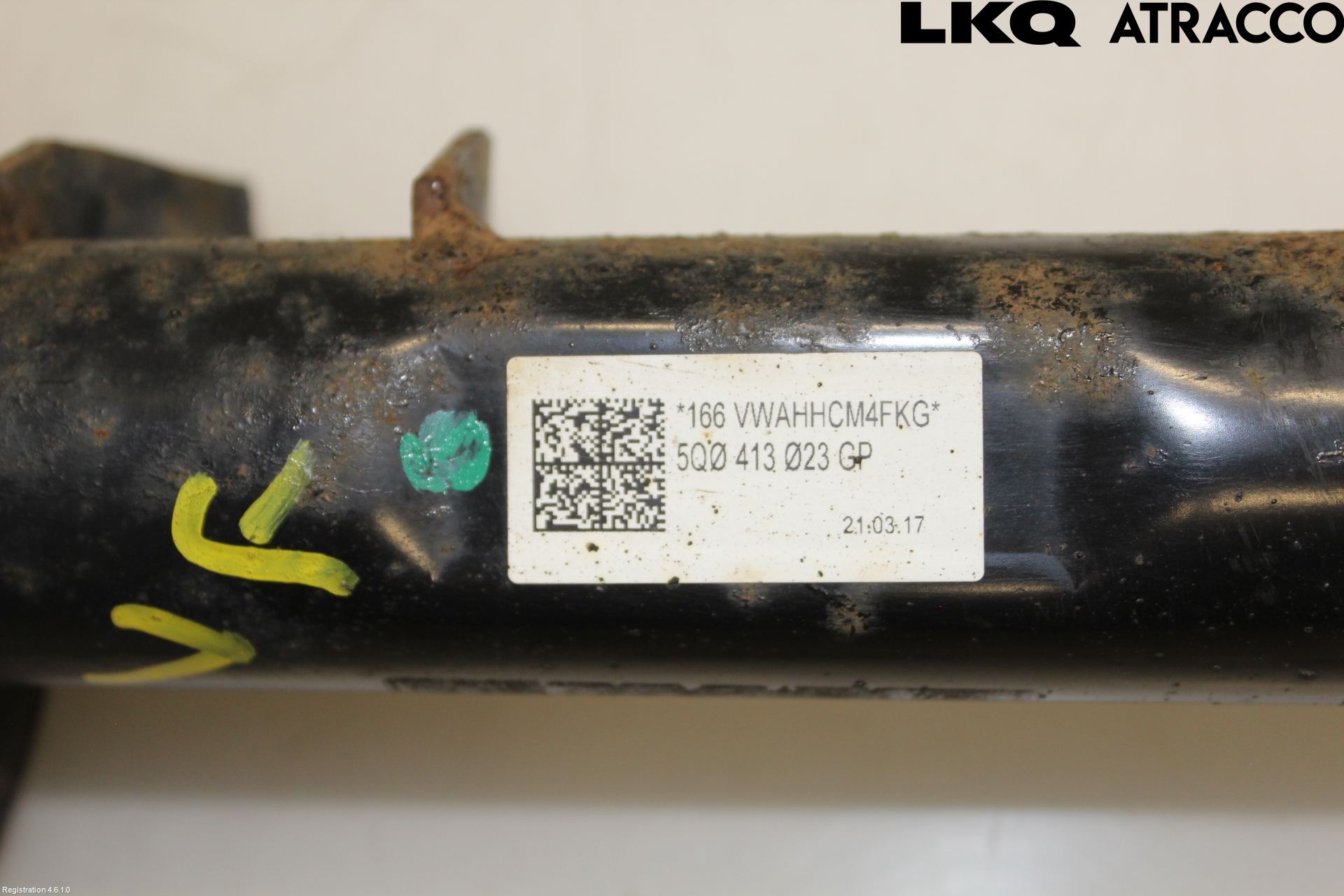 Volkswagen VW GOLF / E-GOLF VII 13-20 Fjäderben Fram Vänster
