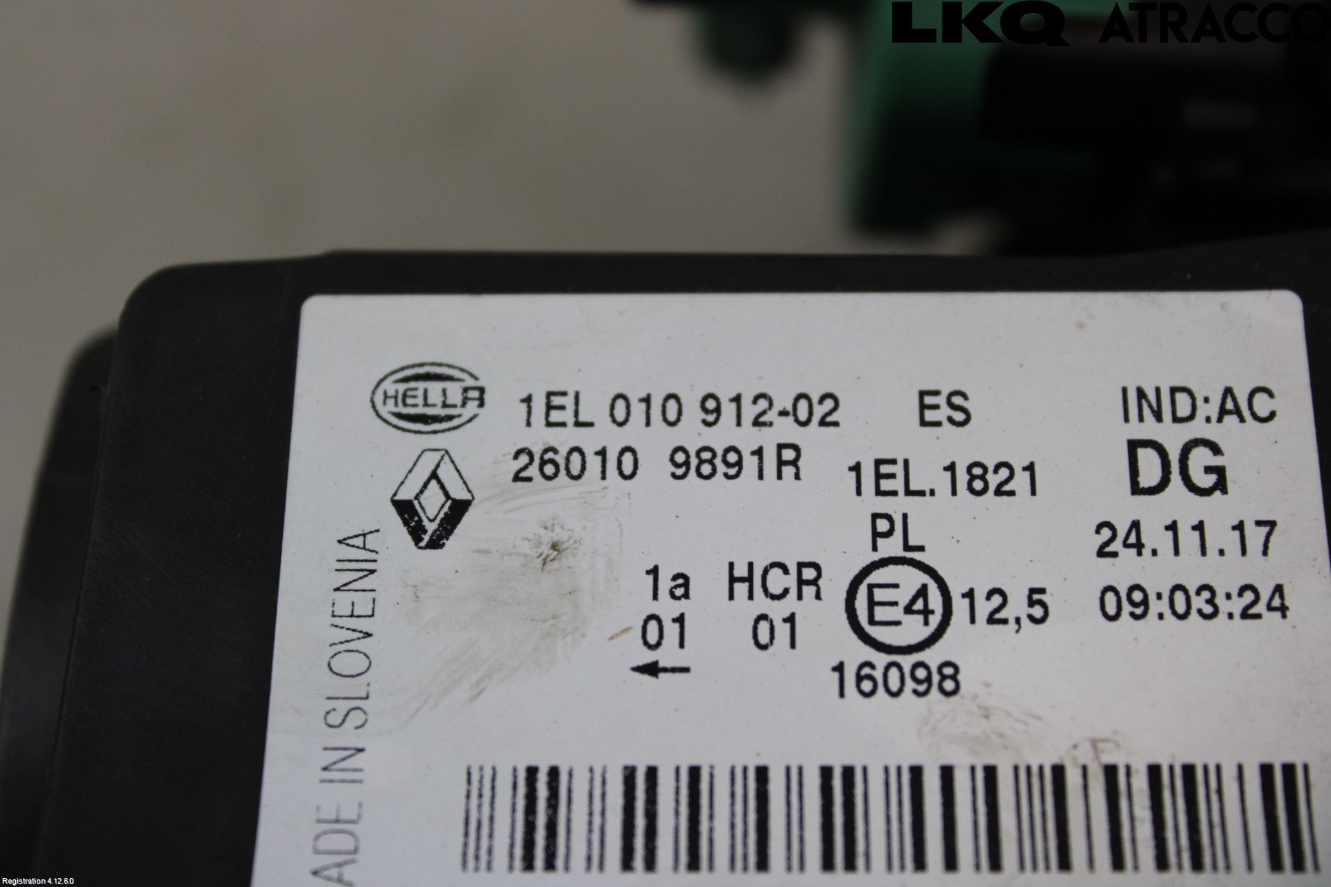 Renault ZOE/E-TECH 13- Strålkastare Höger