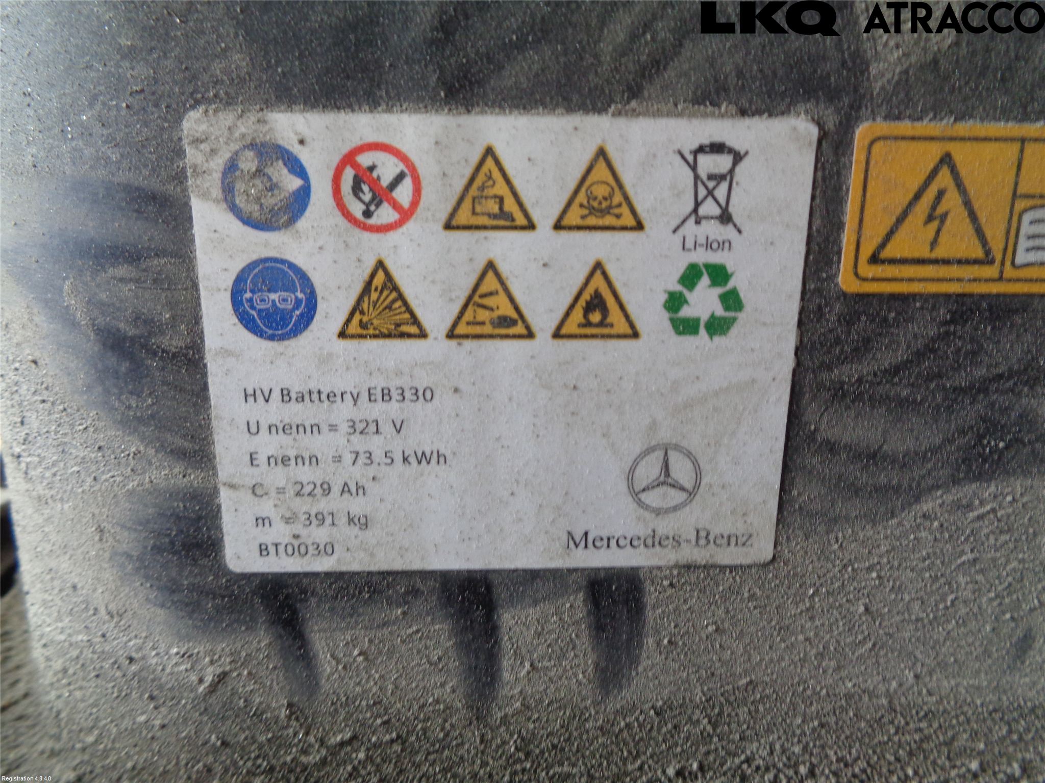 Mercedes-Benz MB EQA (H243) 21- Batteri Högspänning