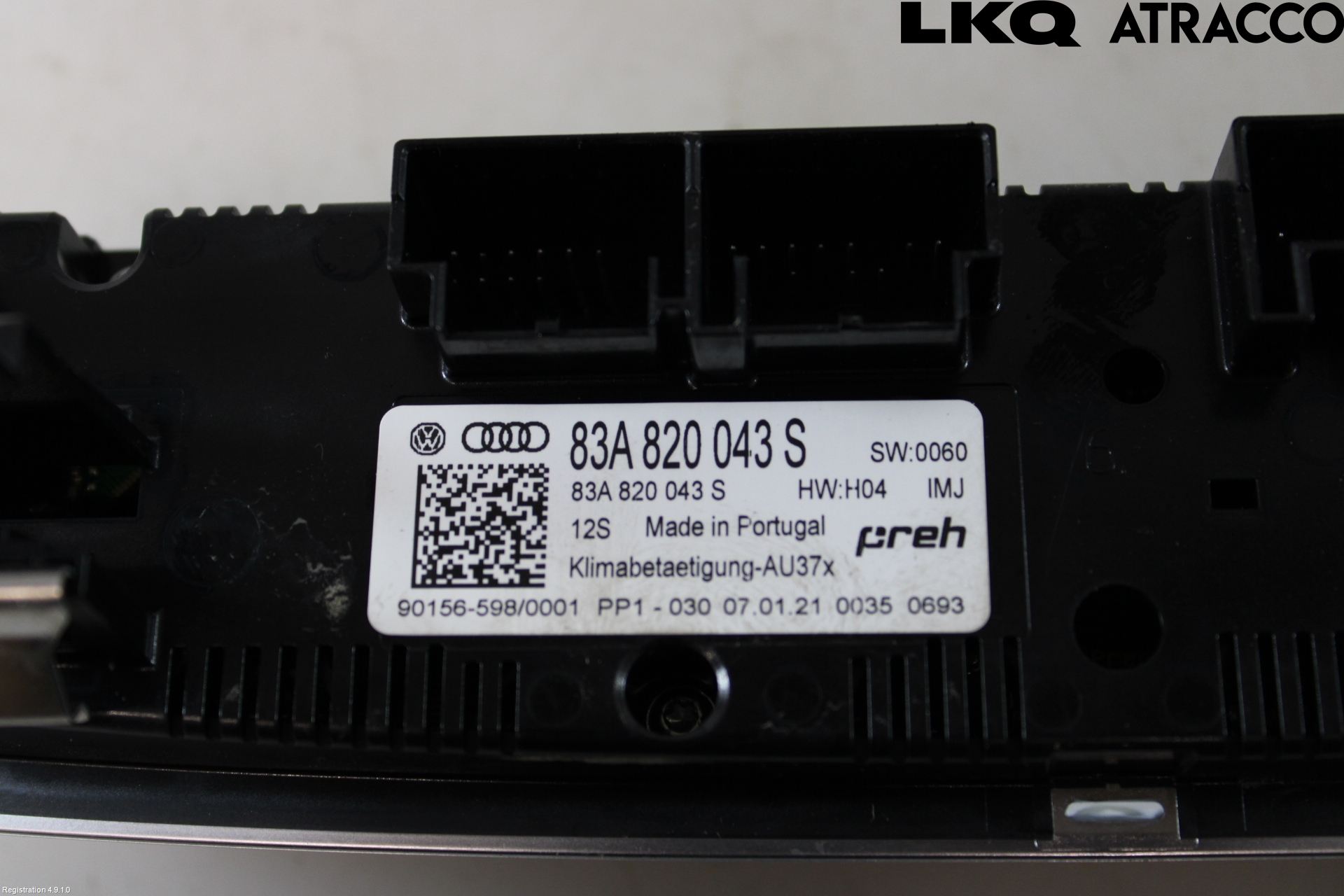 Audi Q3 F3 19- Värmereglage