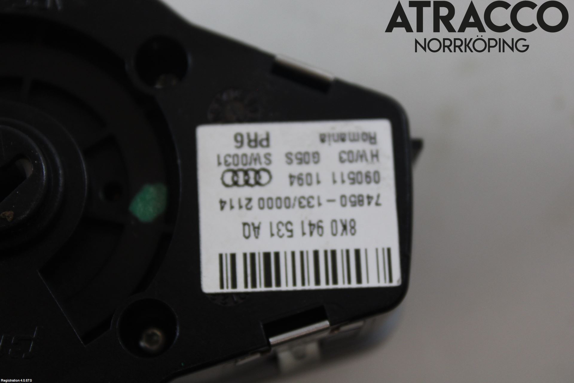 Audi A4/S4 08-11 Strömställare Ljus