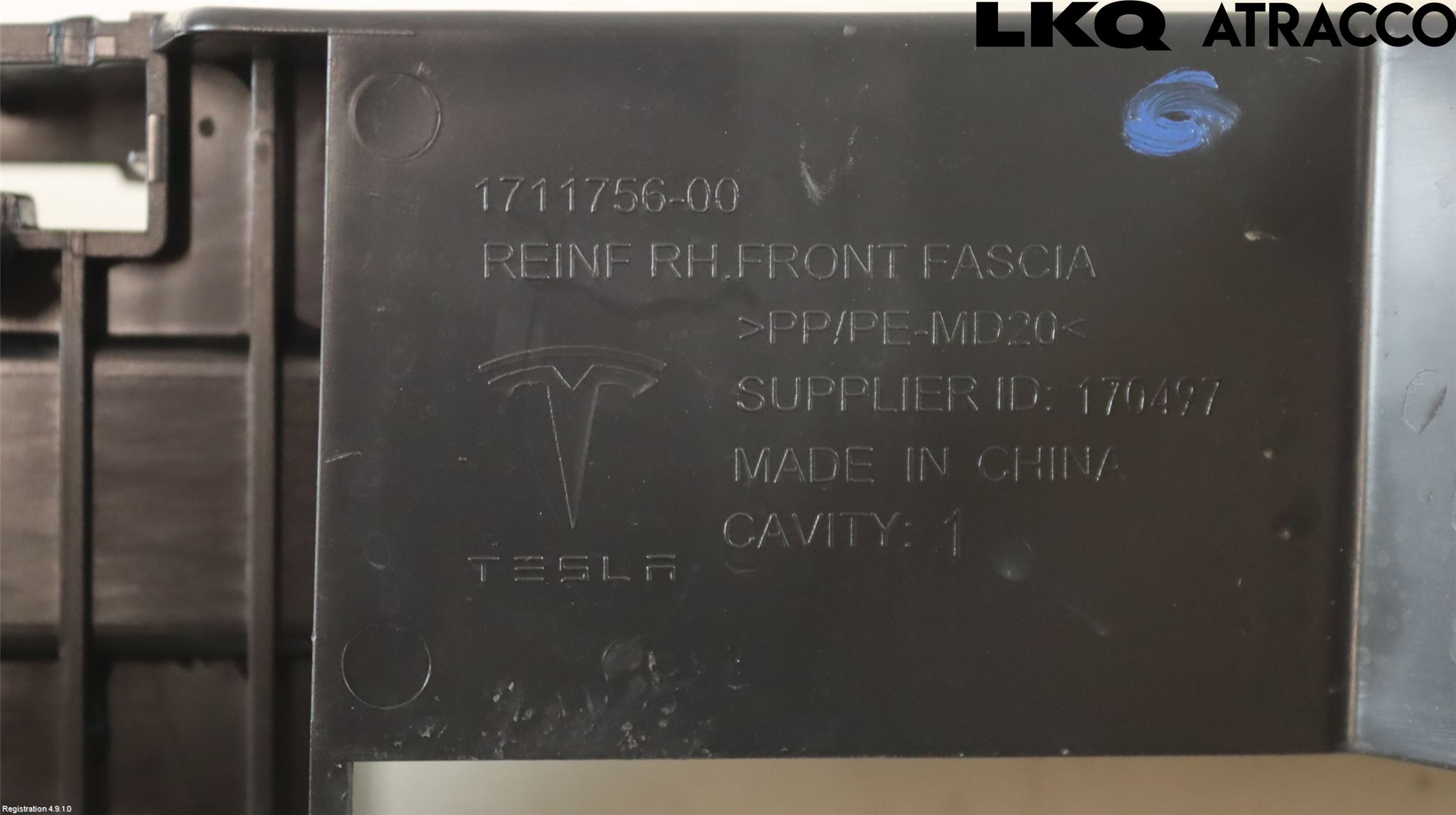 Tesla MODEL 3 17- Stötfångarfäste Fram Hö