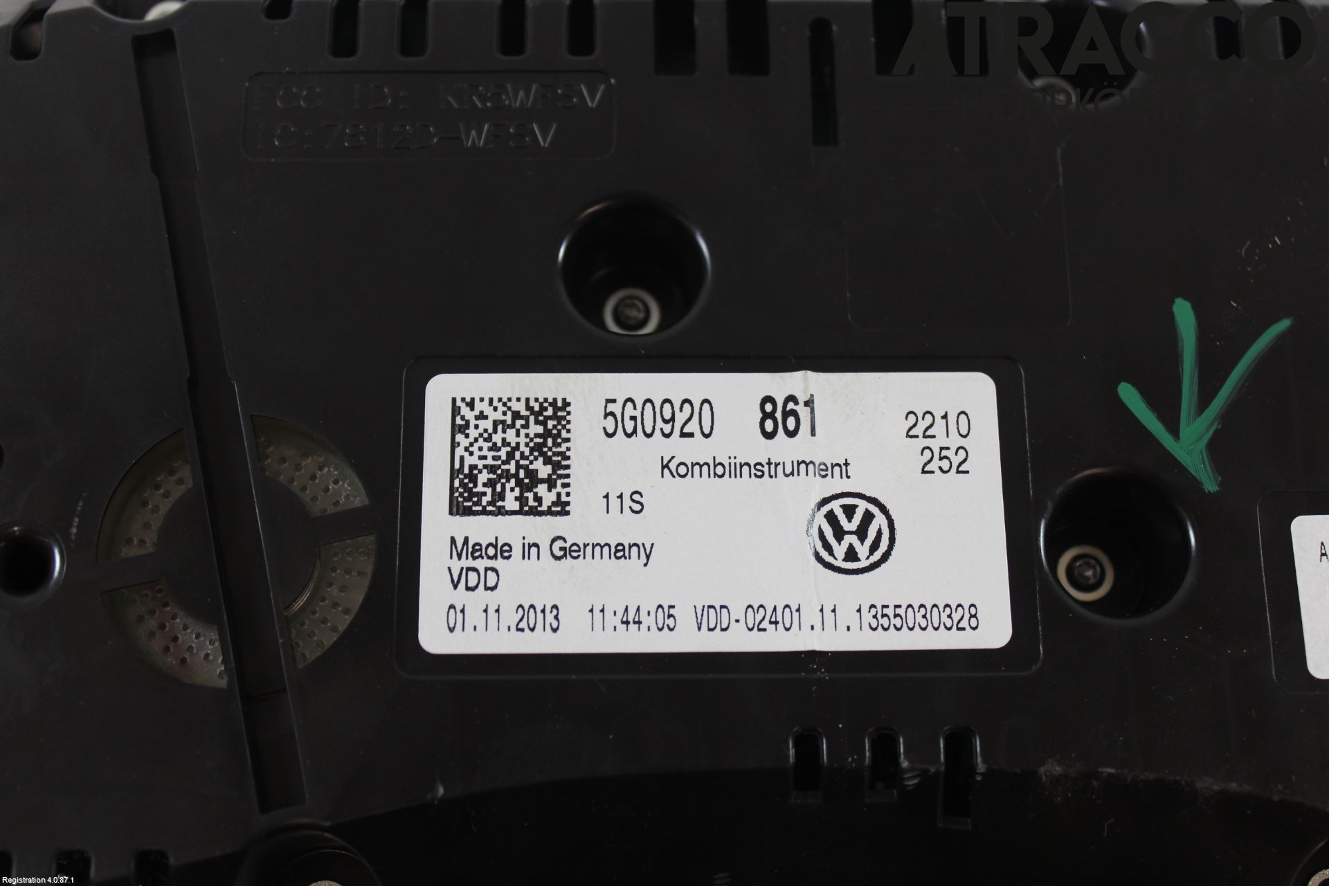 Volkswagen VW GOLF / E-GOLF VII 13-20 Instrument Komb