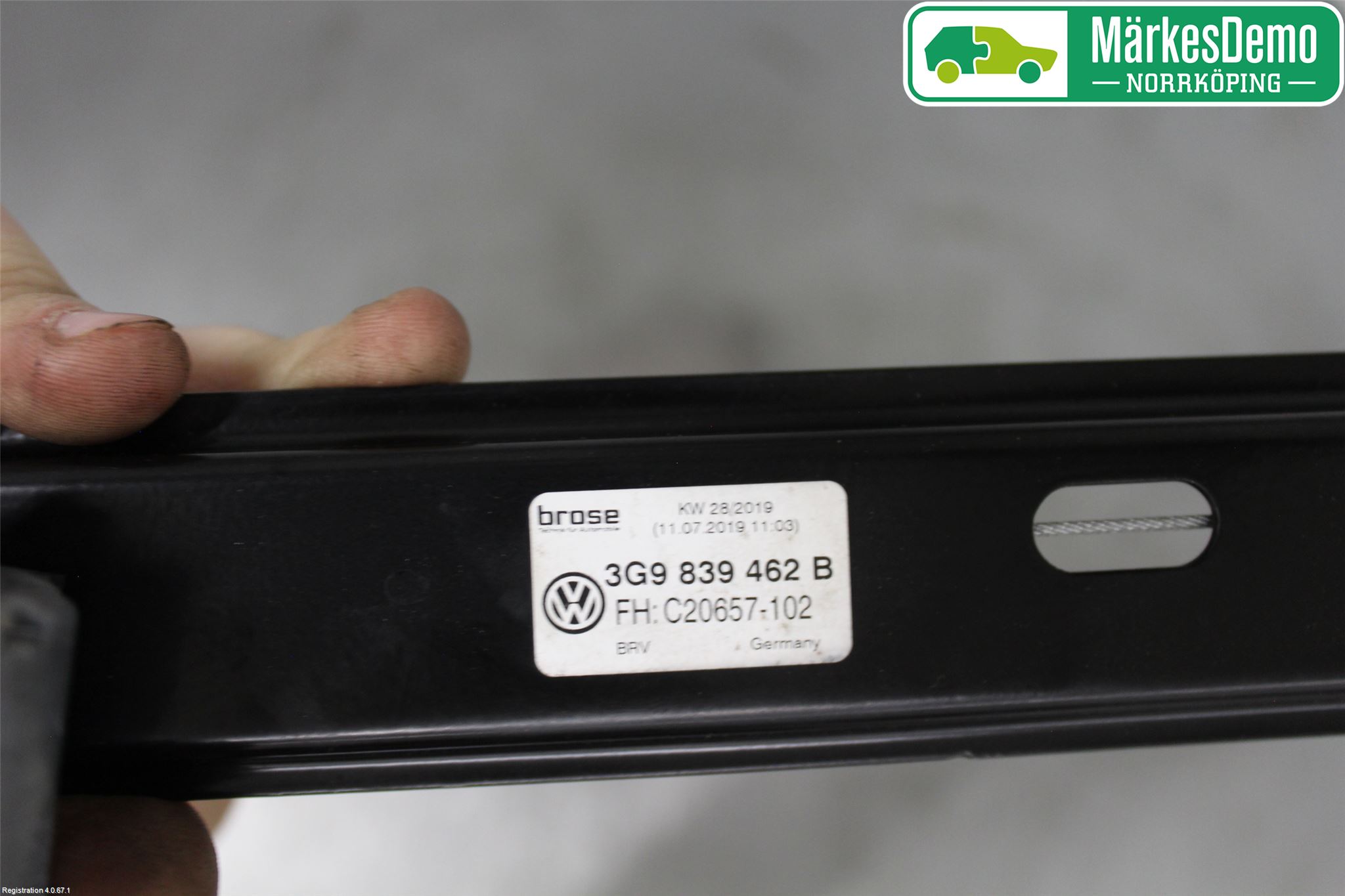 Volkswagen VW PASSAT 20-24 Fönsterhiss El Kompl