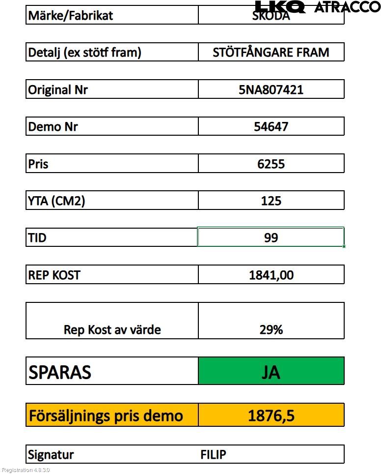 Volkswagen VW TIGUAN 16-24 Stötfångarbeklädnad Bak