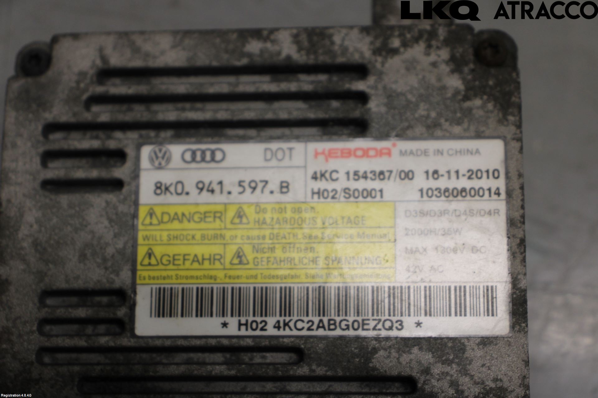 Volkswagen VW PASSAT 11-14 Styrenhet Strålkastare