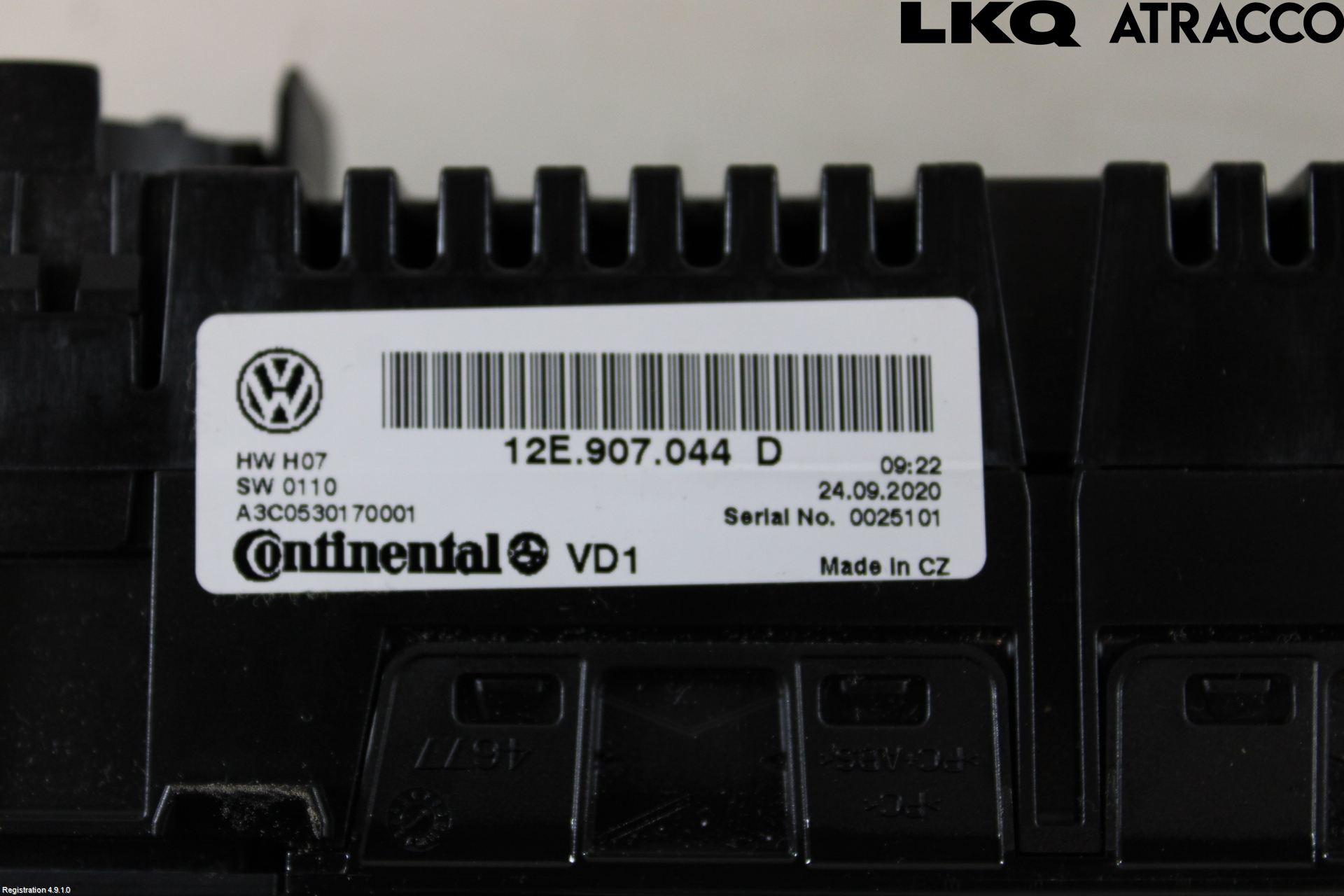 Volkswagen VW UP! / E-UP! Ac Styrenhet Ac Manöveren