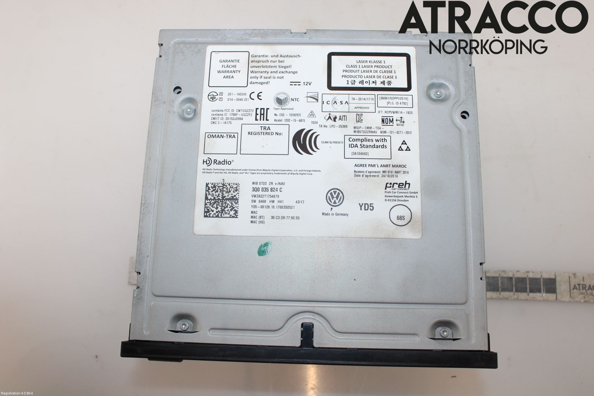 Volkswagen VW T-ROC 18- Cd Radio - Multimediapanel