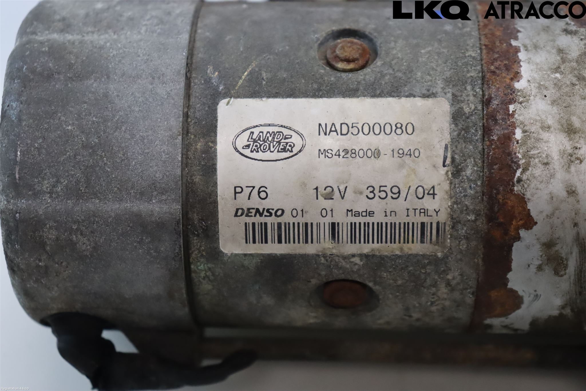 Landrover LAND ROVER DISCOVERY 3 05-09 Startmotor Diesel
