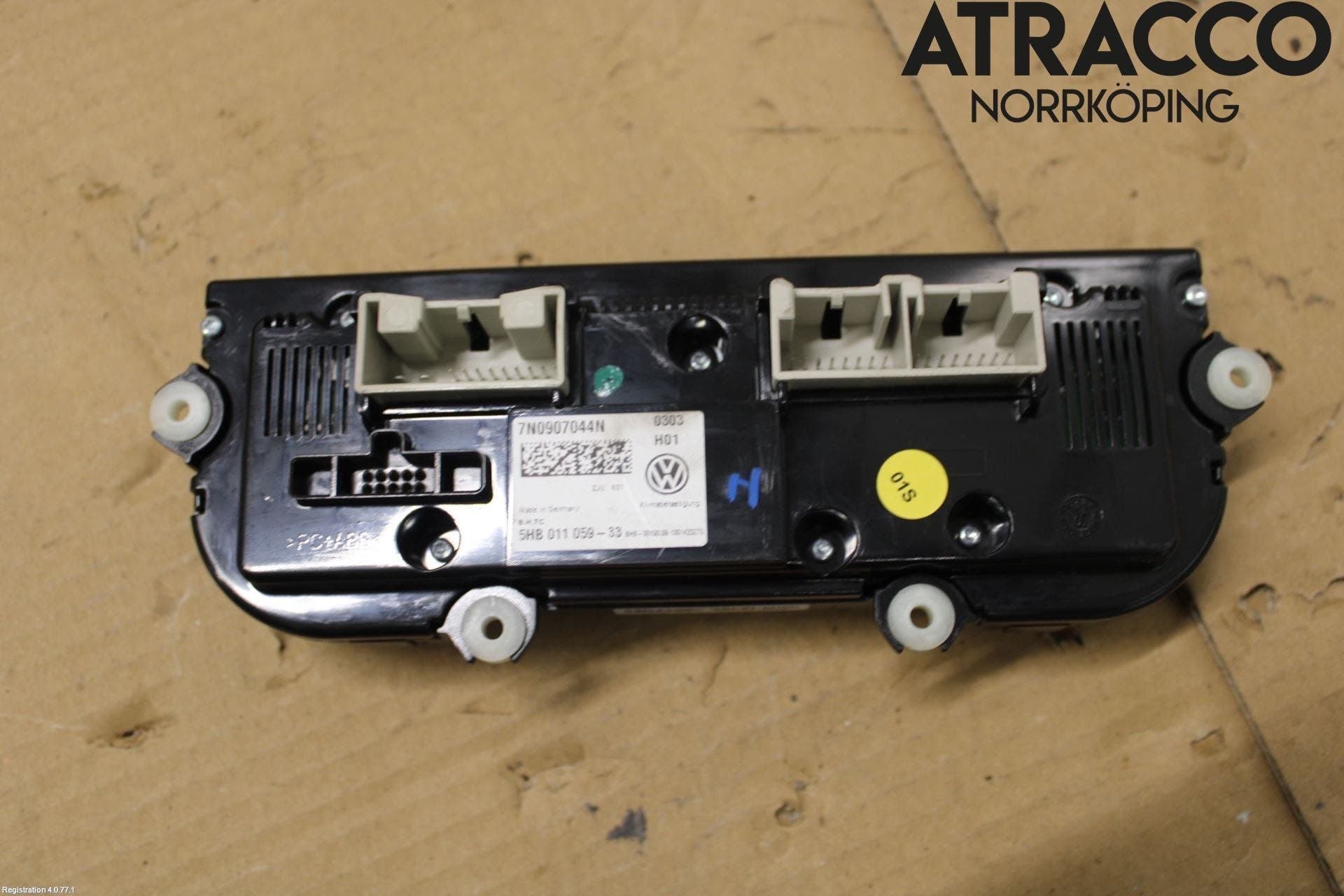 Volkswagen VW SHARAN 11- Värmereglage