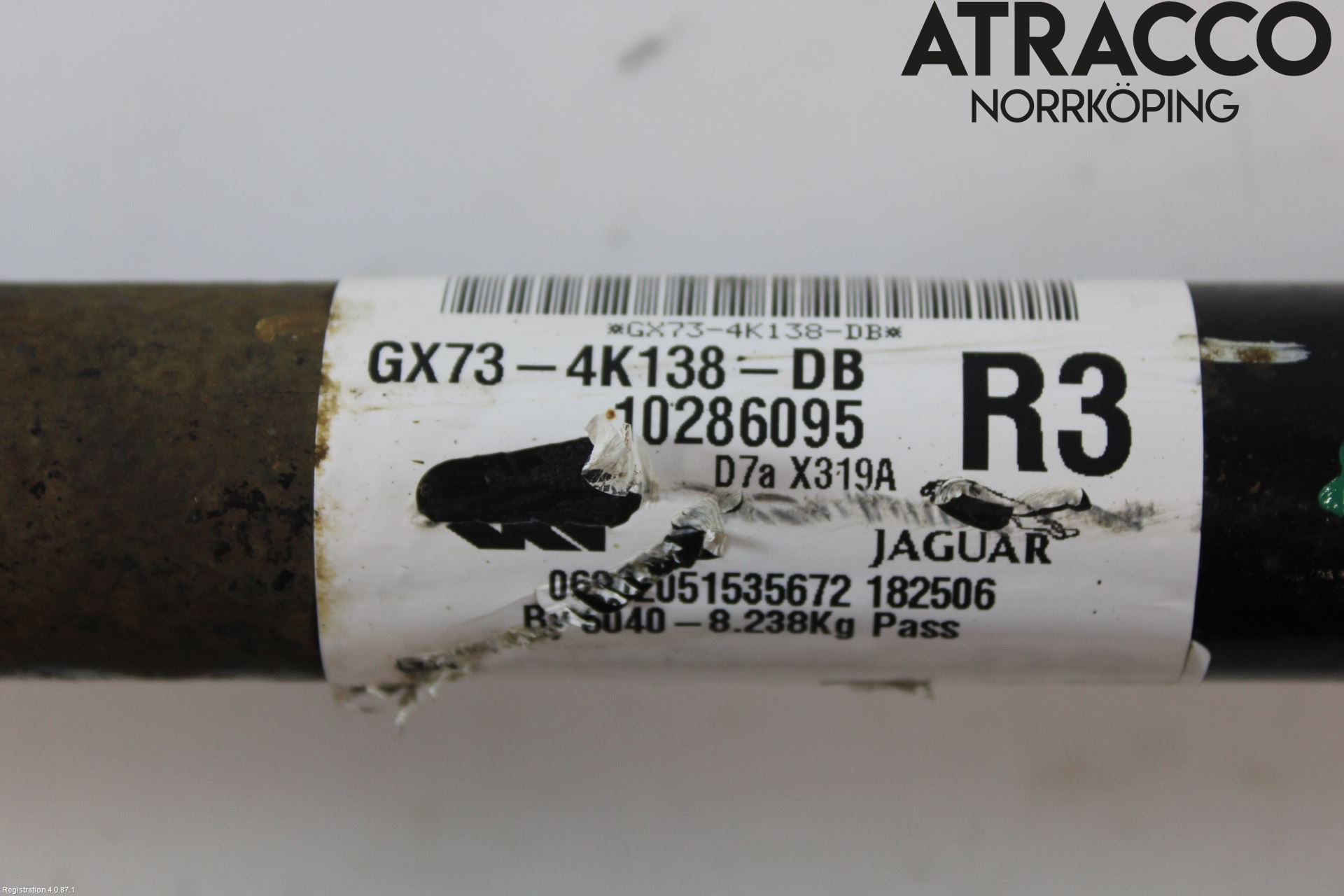 Jaguar XF (X260) 16-24 Drivaxel Bak Höger