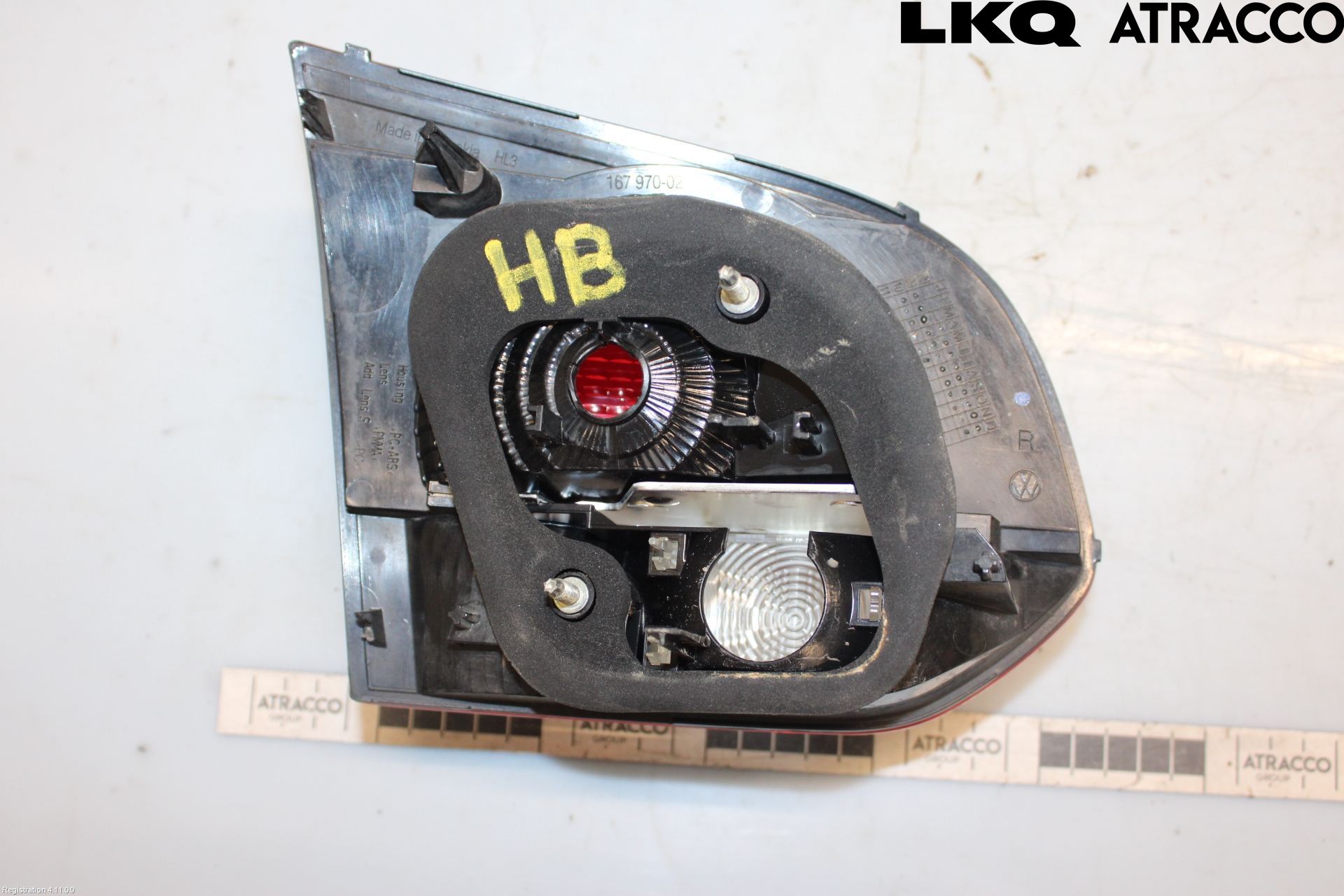 Volkswagen VW GOLF VI 09-13 Bakljus Lucka Hö