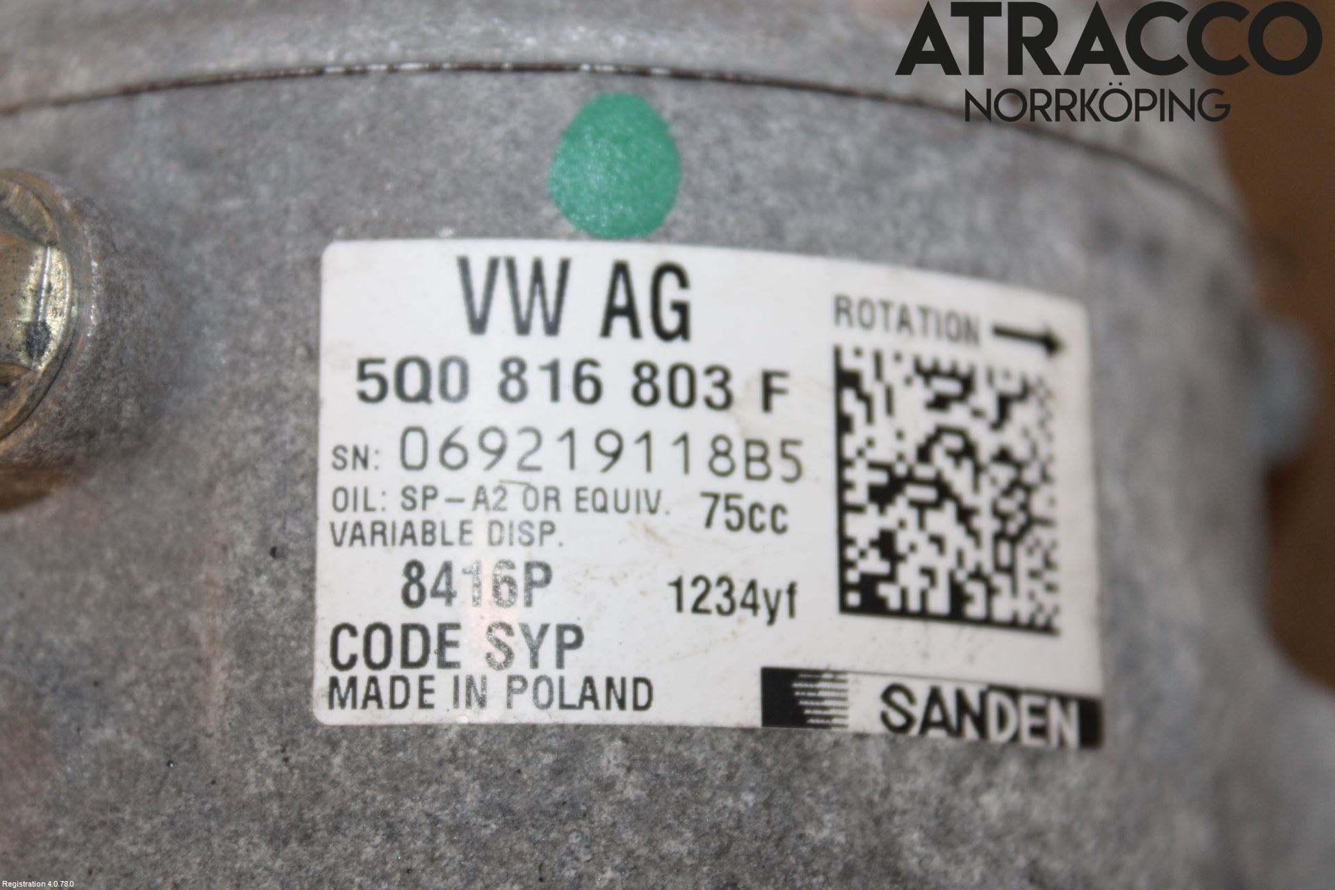 Volkswagen VW POLO VI 18->> Ac Kompressor