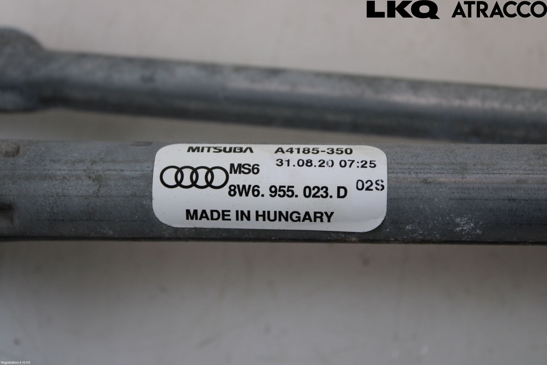 Audi A5 17- Torkarmekanism Vindruta