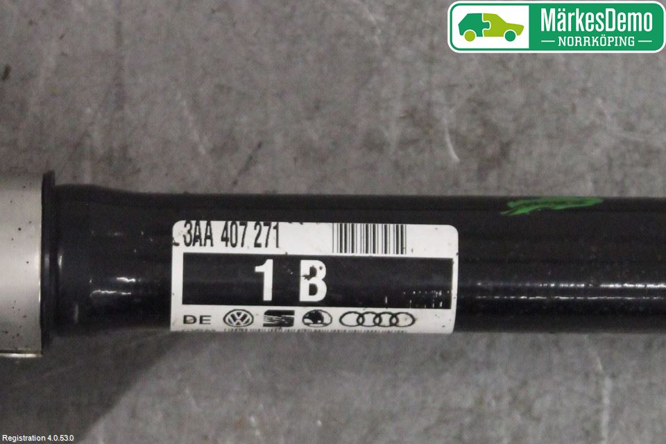 Volkswagen VW CADDY 16-20 Drivaxel Fram Vänster