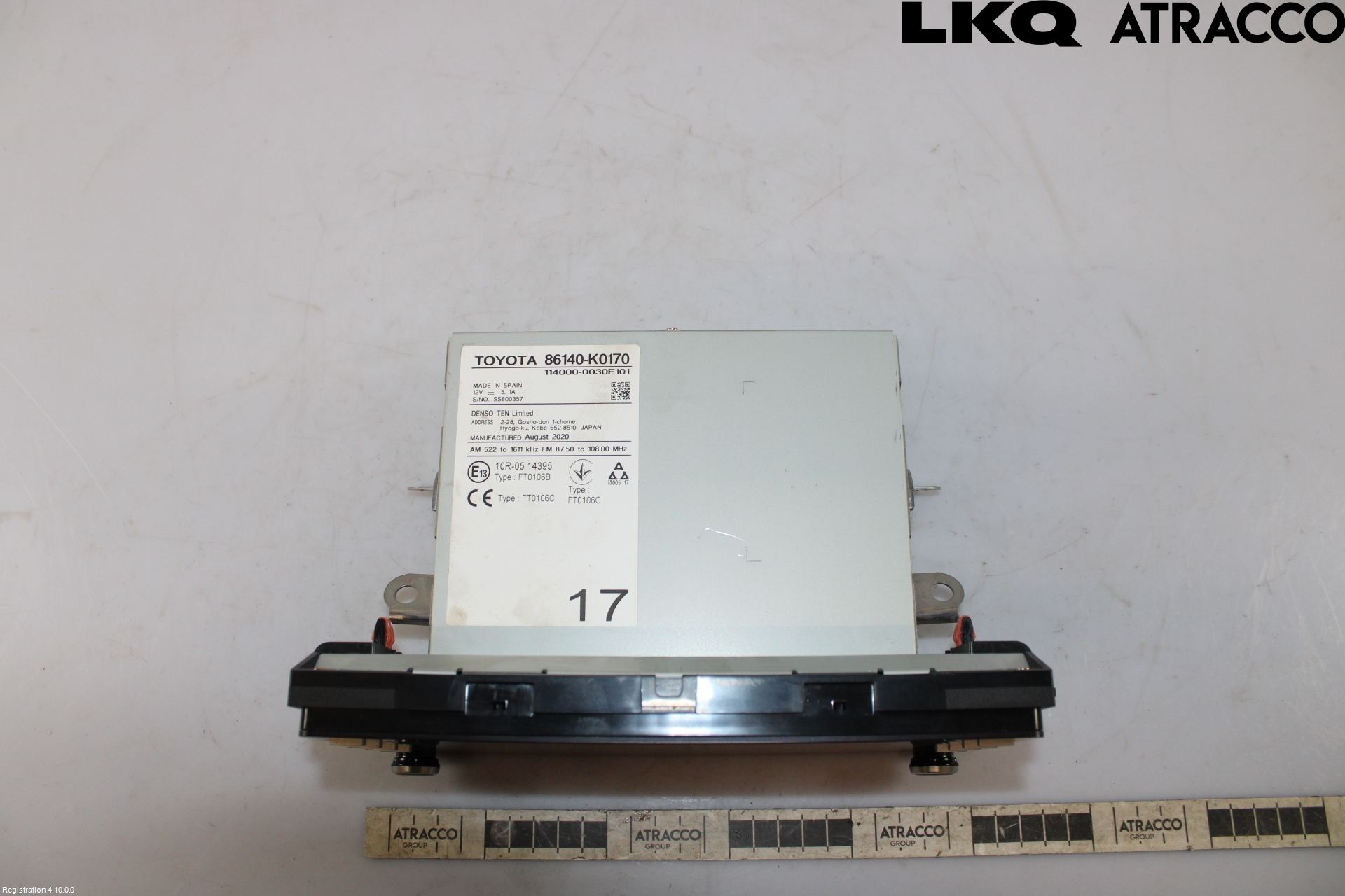 Toyota YARIS XP21 20- Cd Radio - Multimediapanel