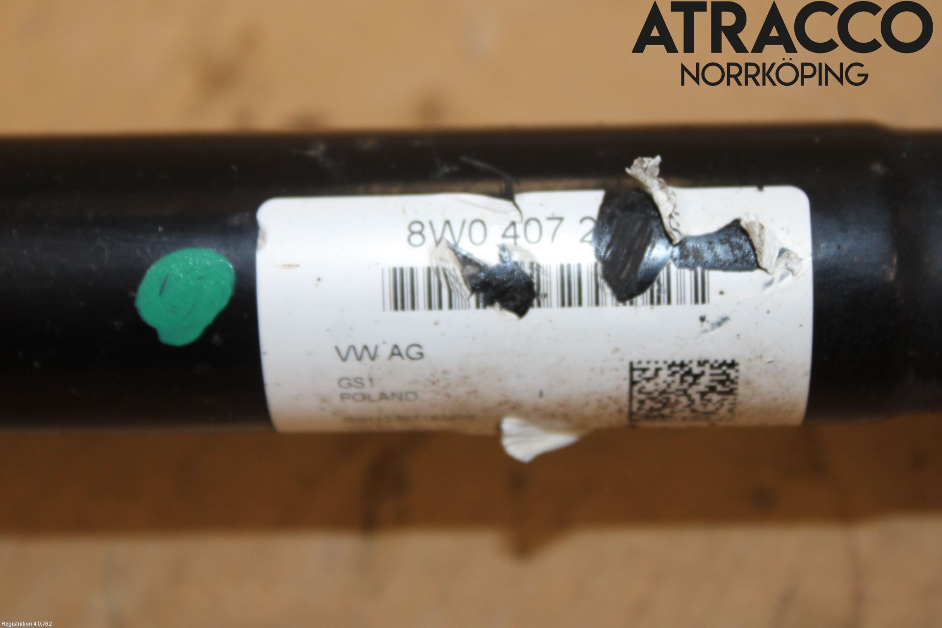 Audi A4/S4 B9 16-19 Drivaxel Fram Vänster