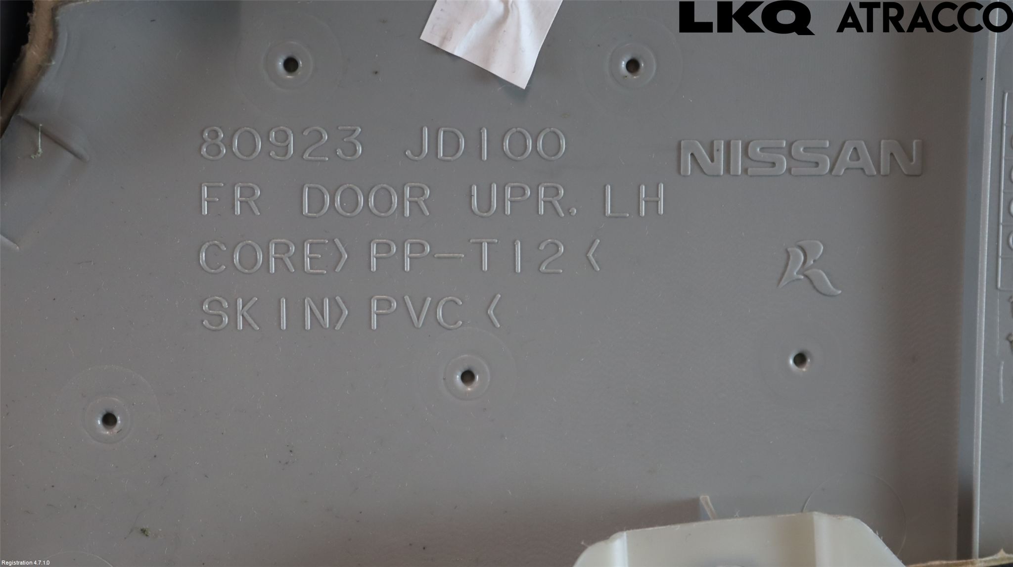 Nissan QASHQAI 10-14 Dörrklädsel Vä