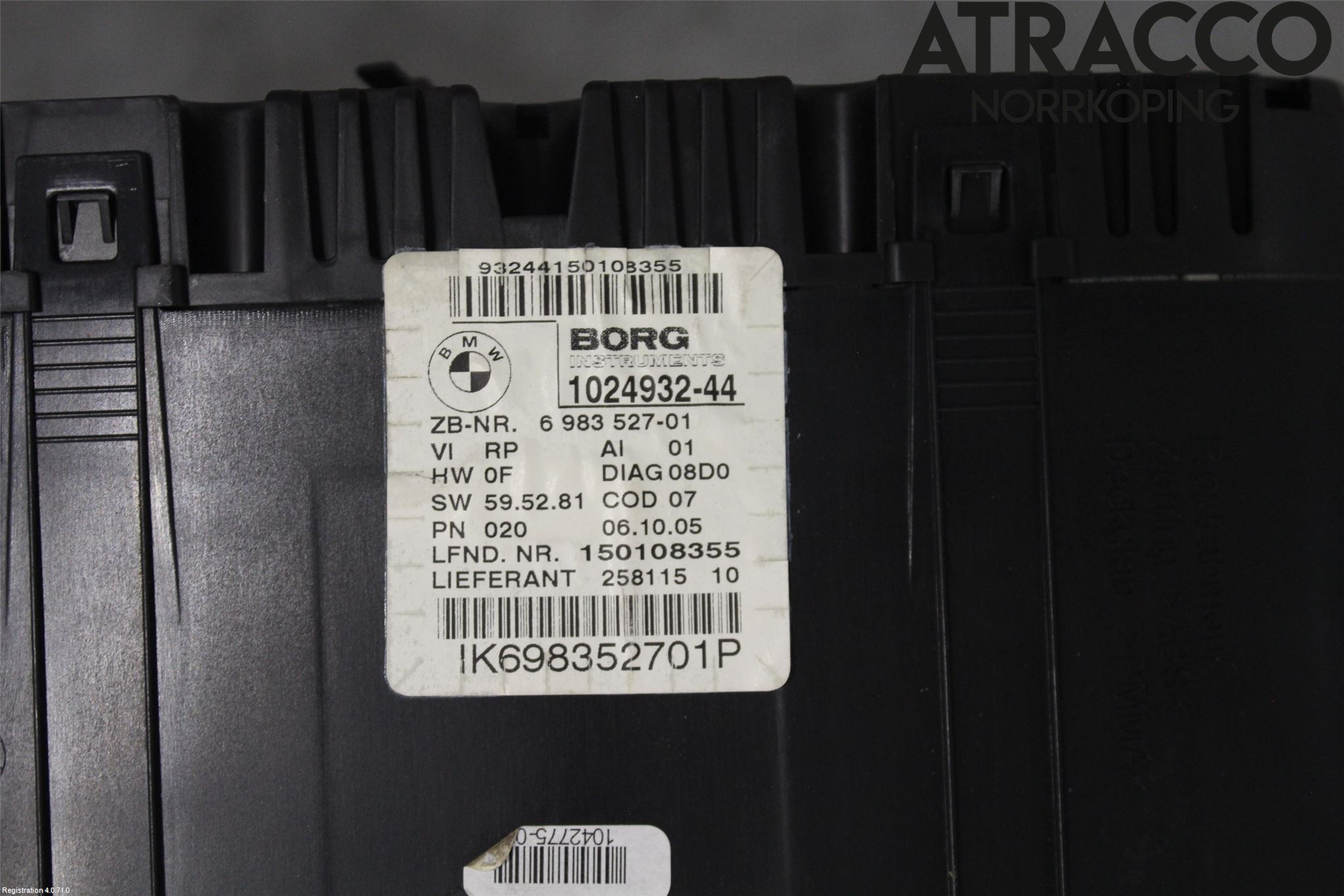 BMW 1 E87/81 5D/3D 03-11 Instrument Komb