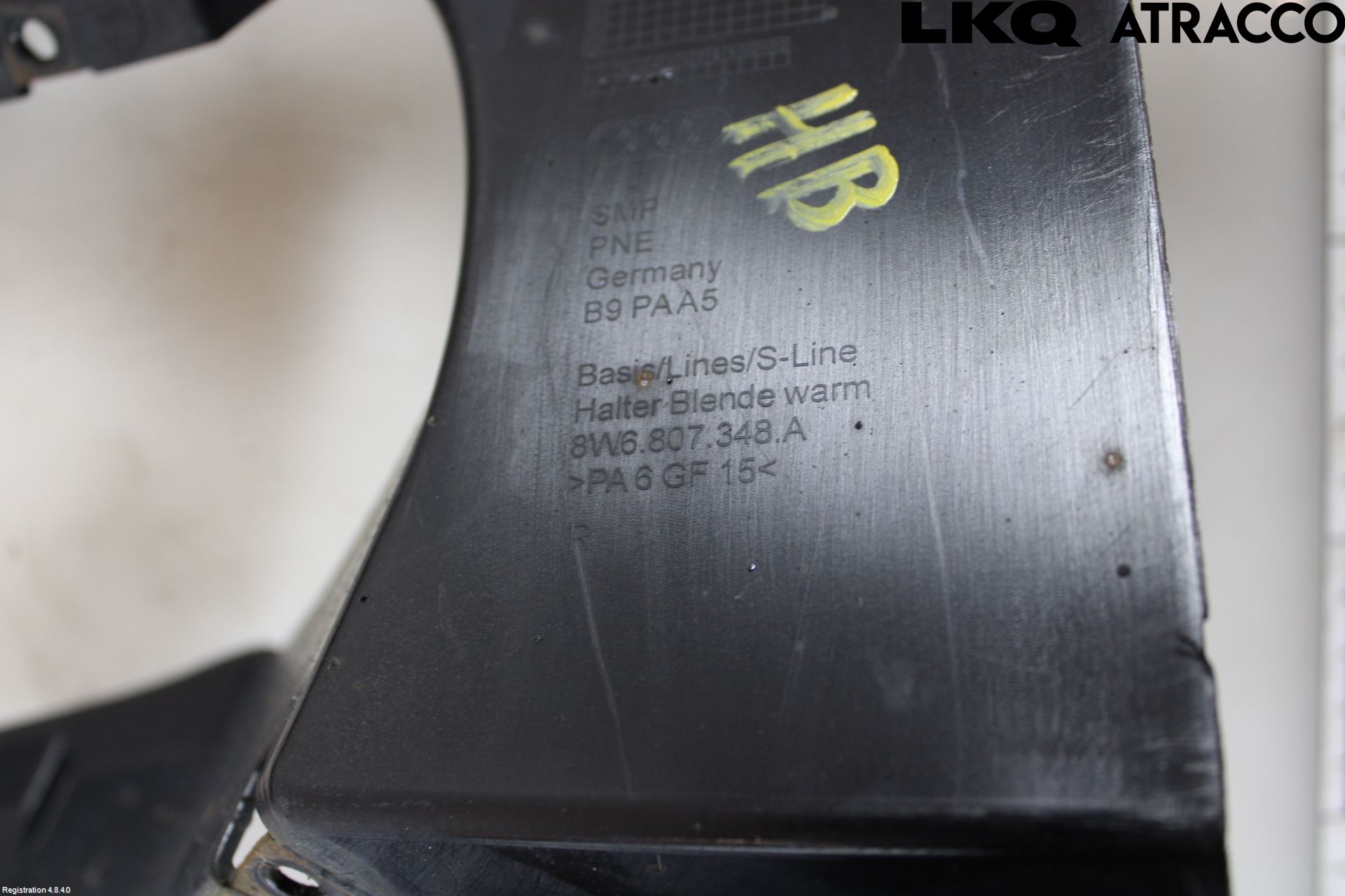 Audi A5 17- Stötfångarfäste Bak Hö