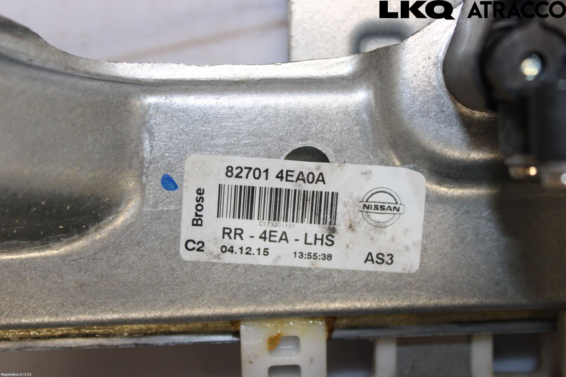 Nissan QASHQAI 14-17 Fönsterhiss El Kompl