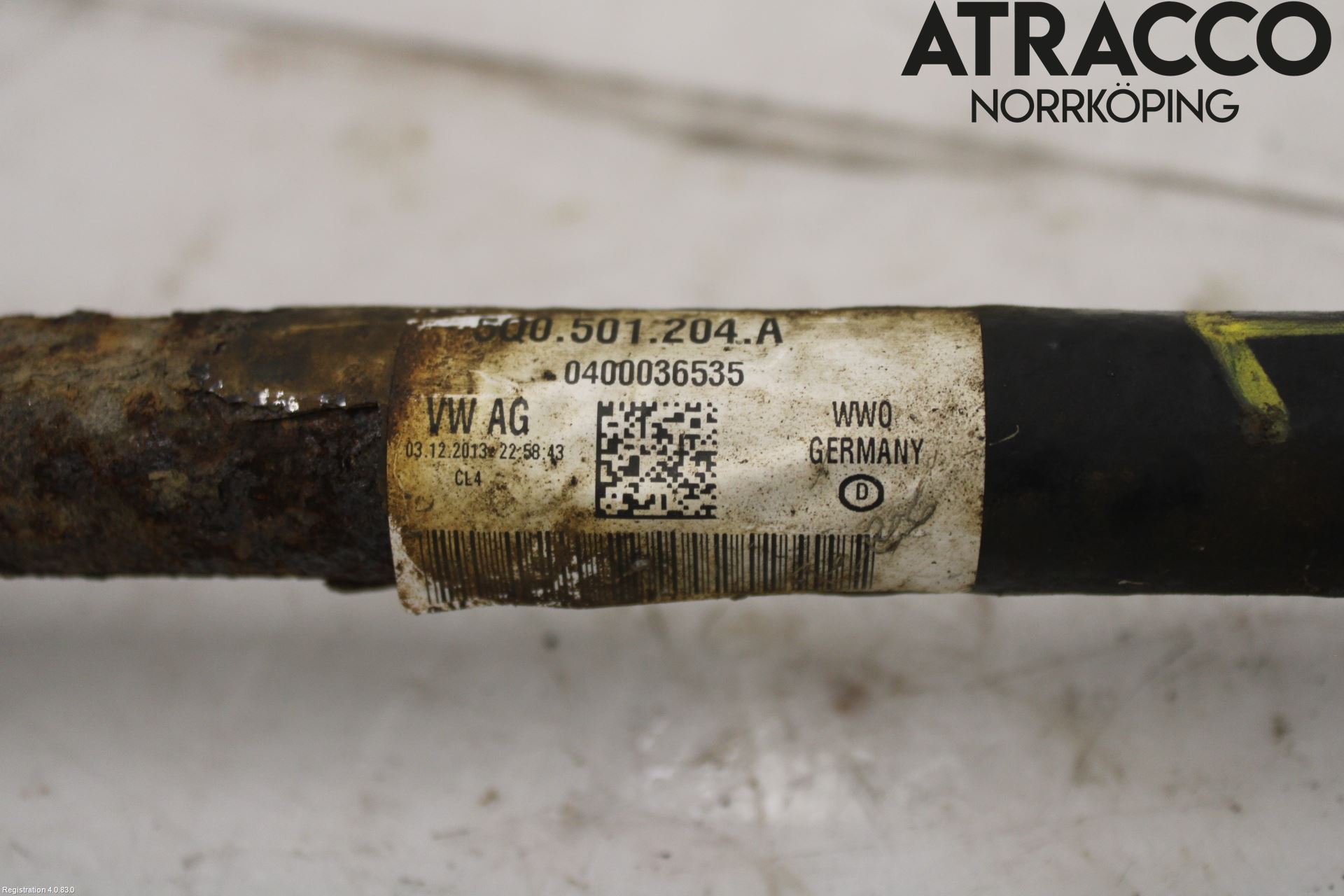 Volkswagen VW GOLF / E-GOLF VII 13-20 Drivaxel Bak Höger