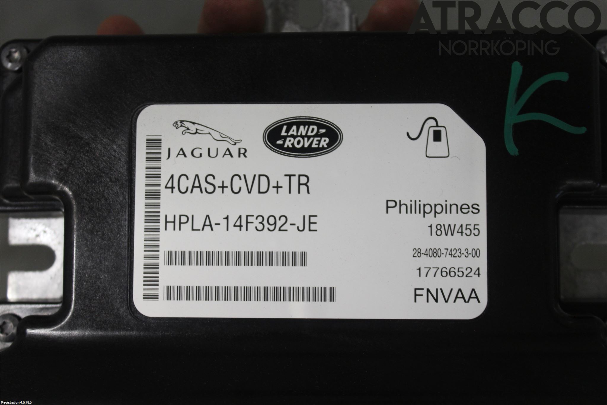 Jaguar I-PACE 18- Styrenhet Fjädring