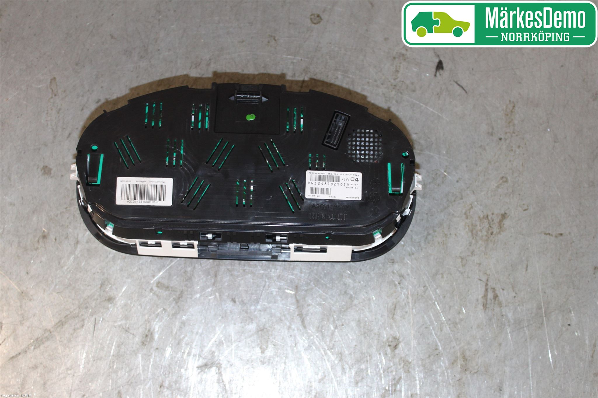 Renault MEGANE III 09-15 Instrument Komb