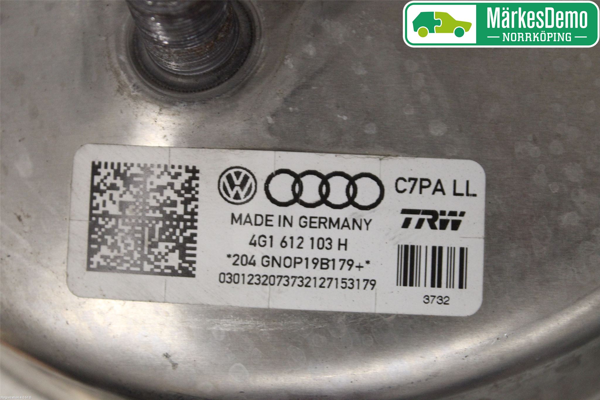 Audi A6/S6 4G 11-18 Bromsservo