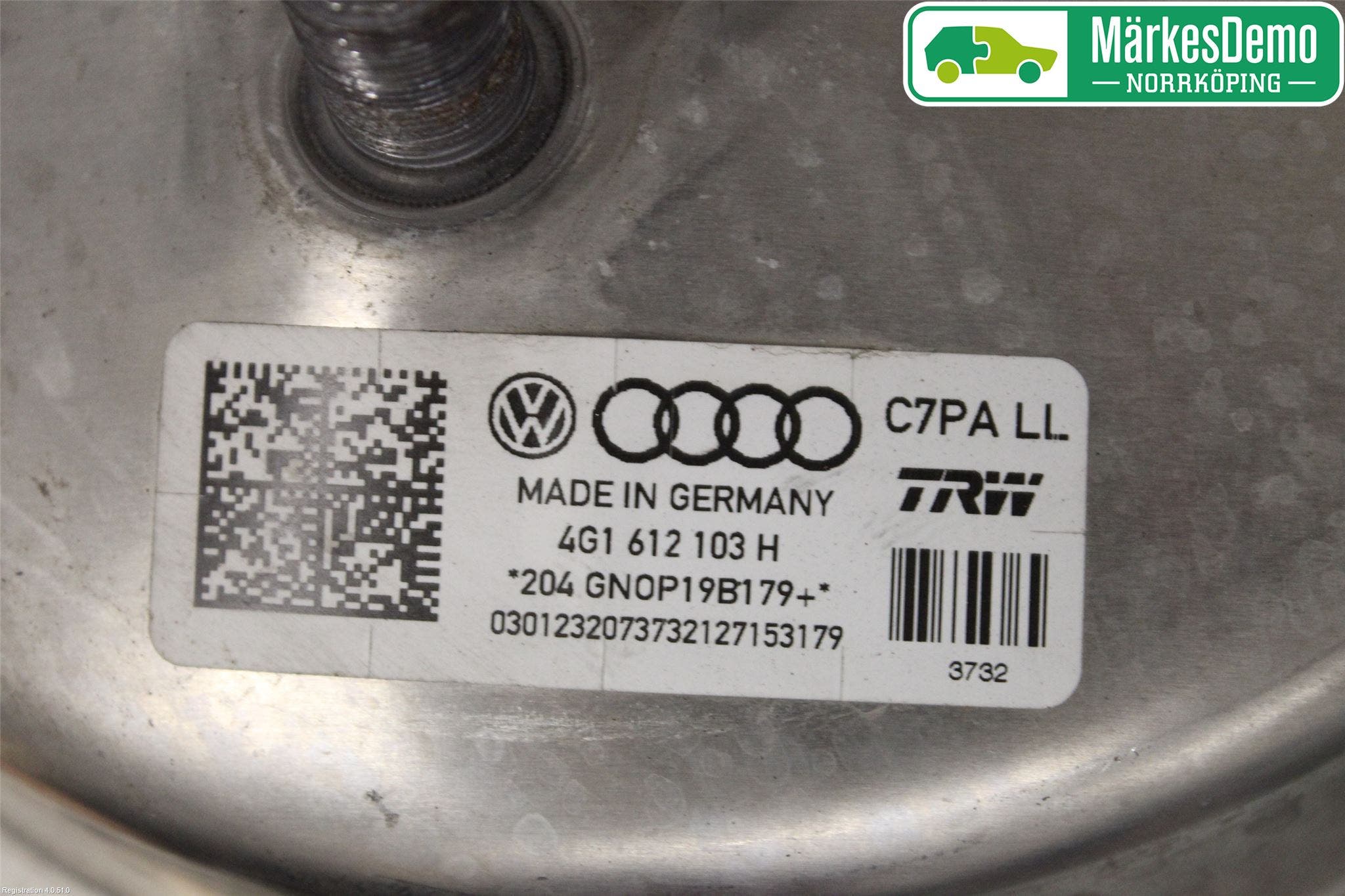 Audi A6/S6 4G 11-18 Bromsservo