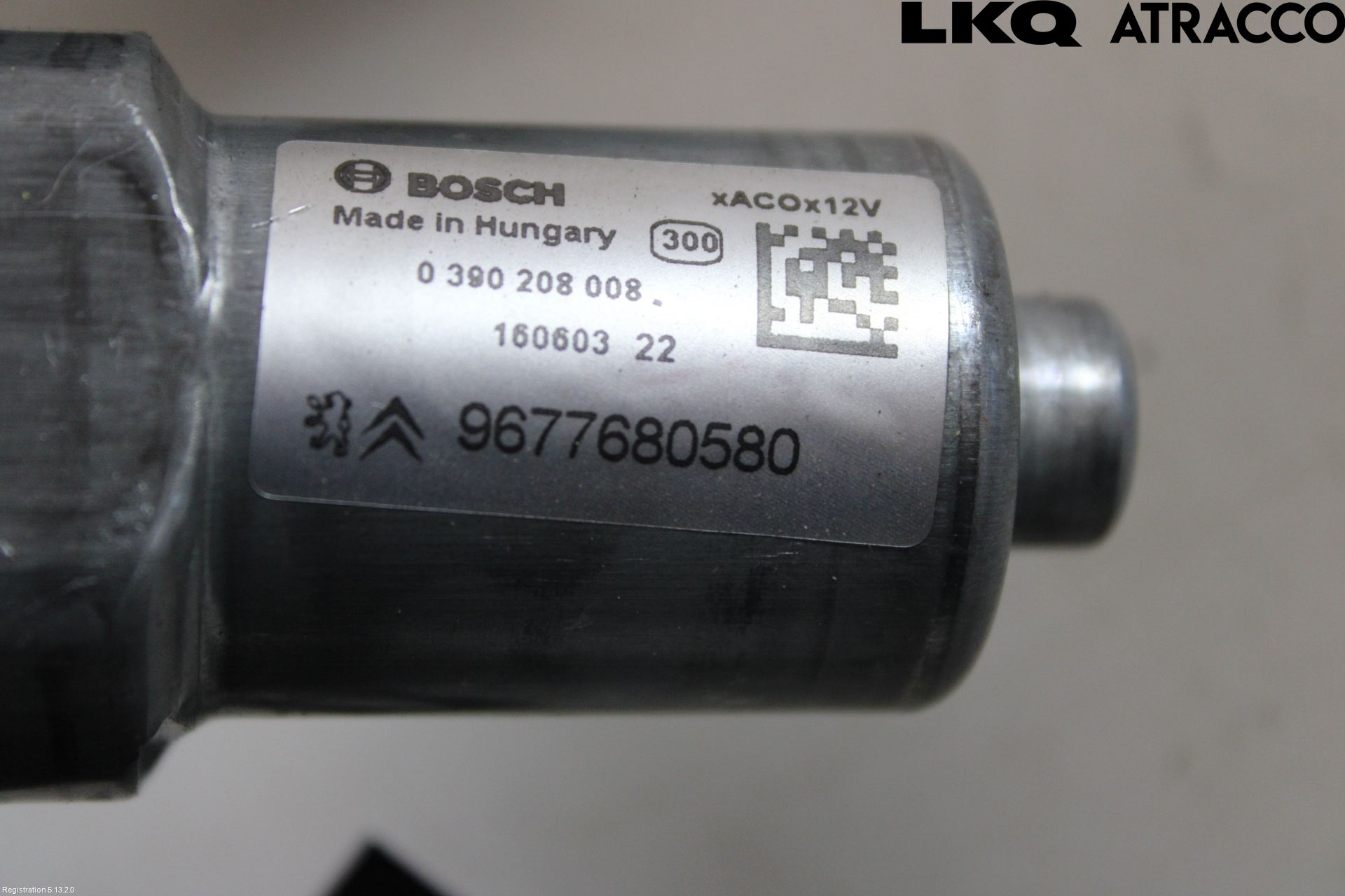 Citroen C4 PICASSO 14-18 Torkarmotor Baklucka