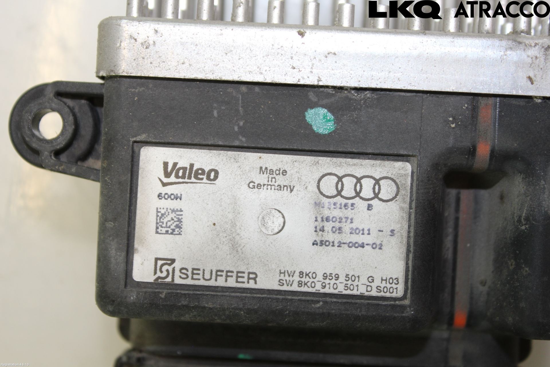 Audi A4 ALLROAD 09-16 Kylfläktsmotstånd