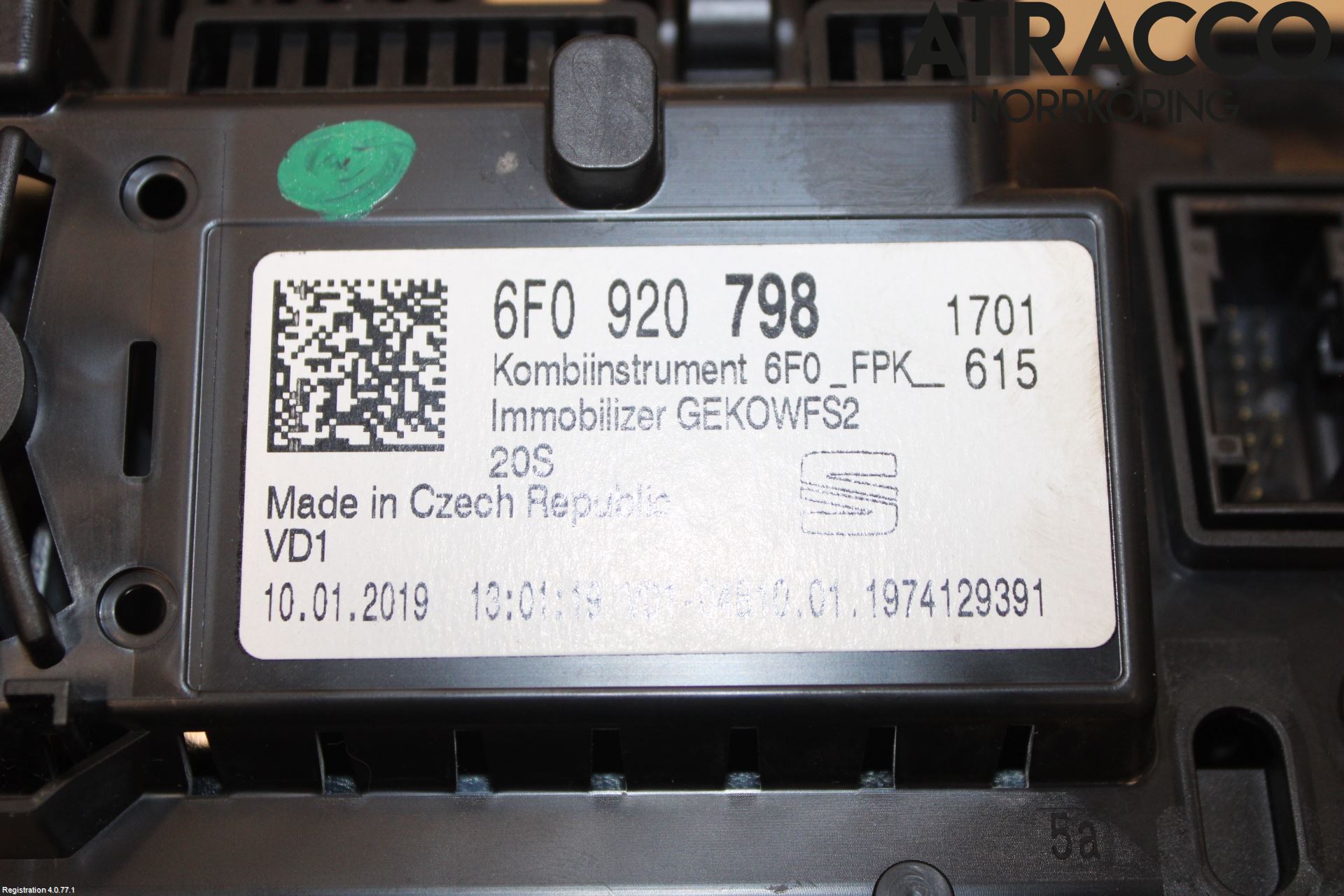 Seat IBIZA V 17-20 Instrument Komb