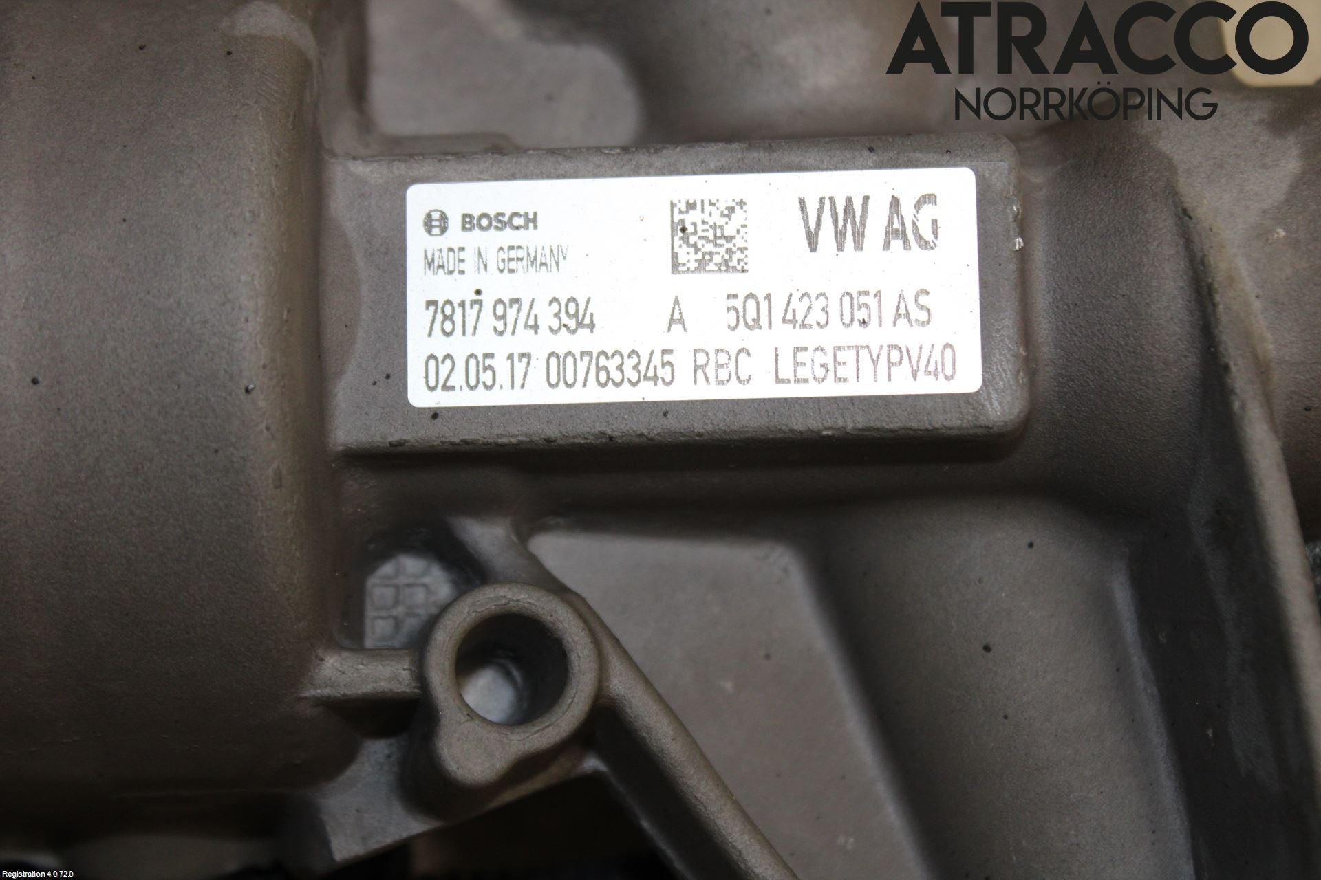 Volkswagen VW GOLF / E-GOLF VII 13-20 Styrväxel-Snäcka Elektrisk