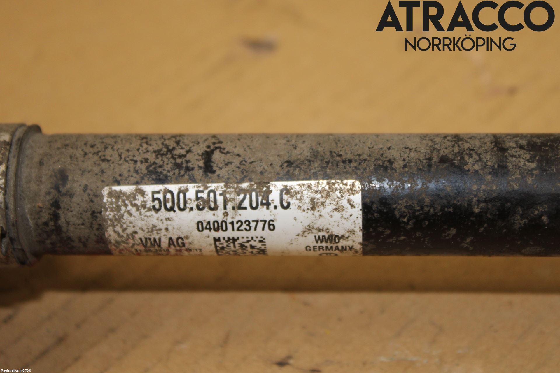 Volkswagen VW T-ROC 18- Drivaxel Bak Höger