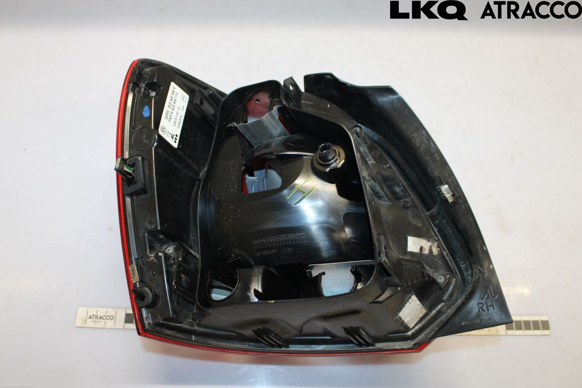 Volkswagen VW POLO 10-17 Bakljus Höger