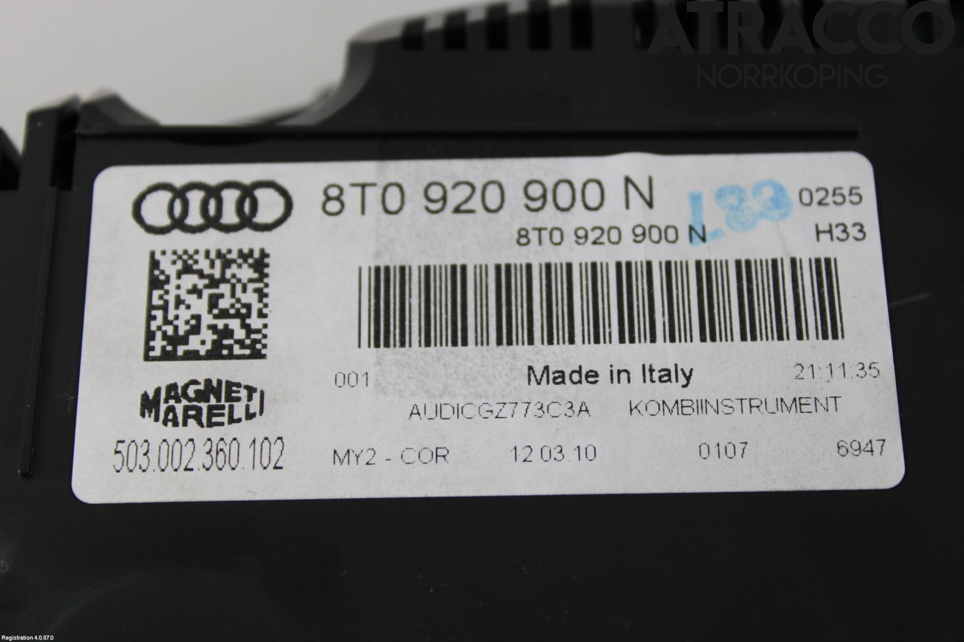 Audi A5 07-16 Instrument Komb