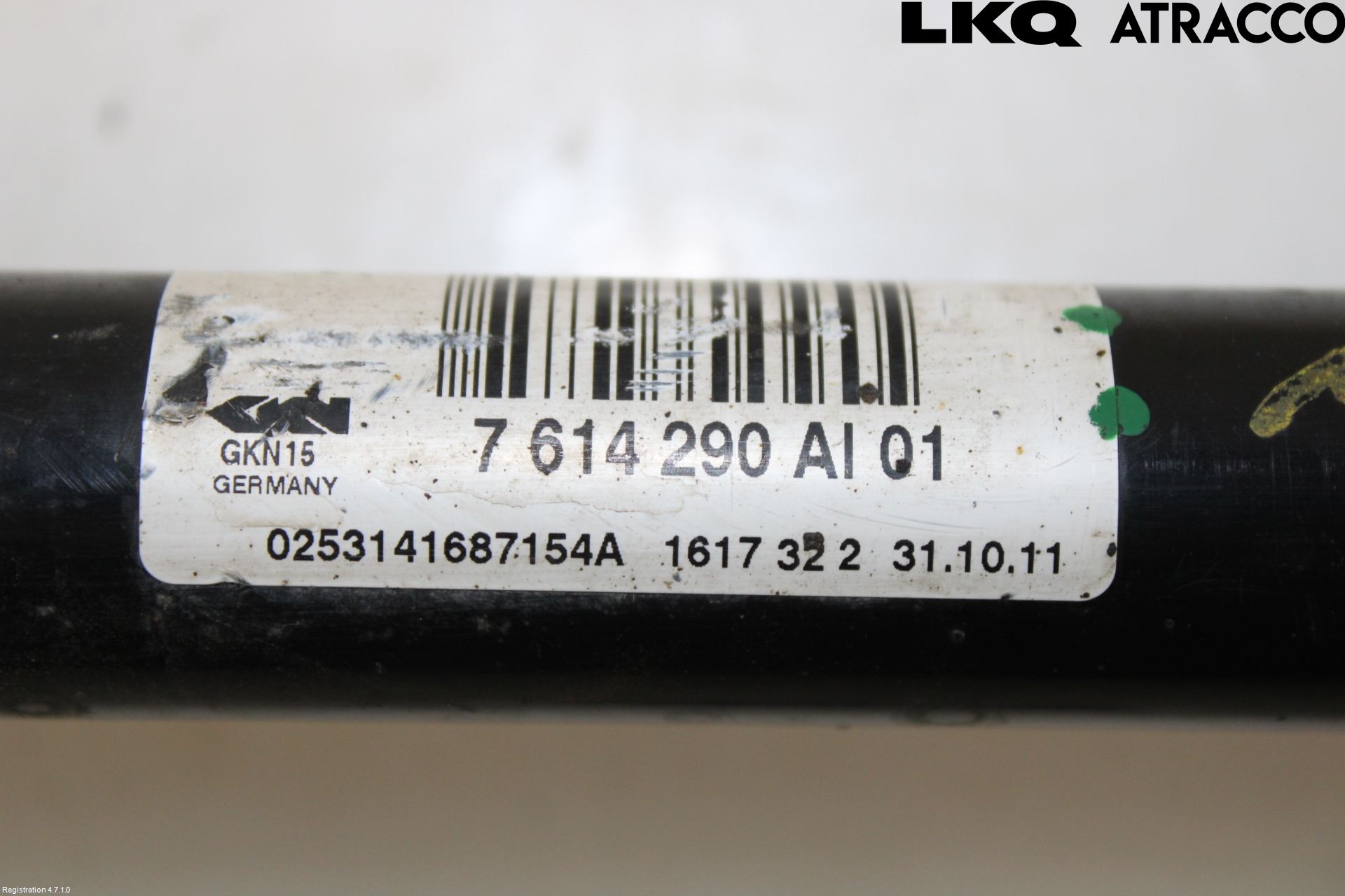 BMW 5 F10/F11/F18 09-17 Drivaxel Bak Höger