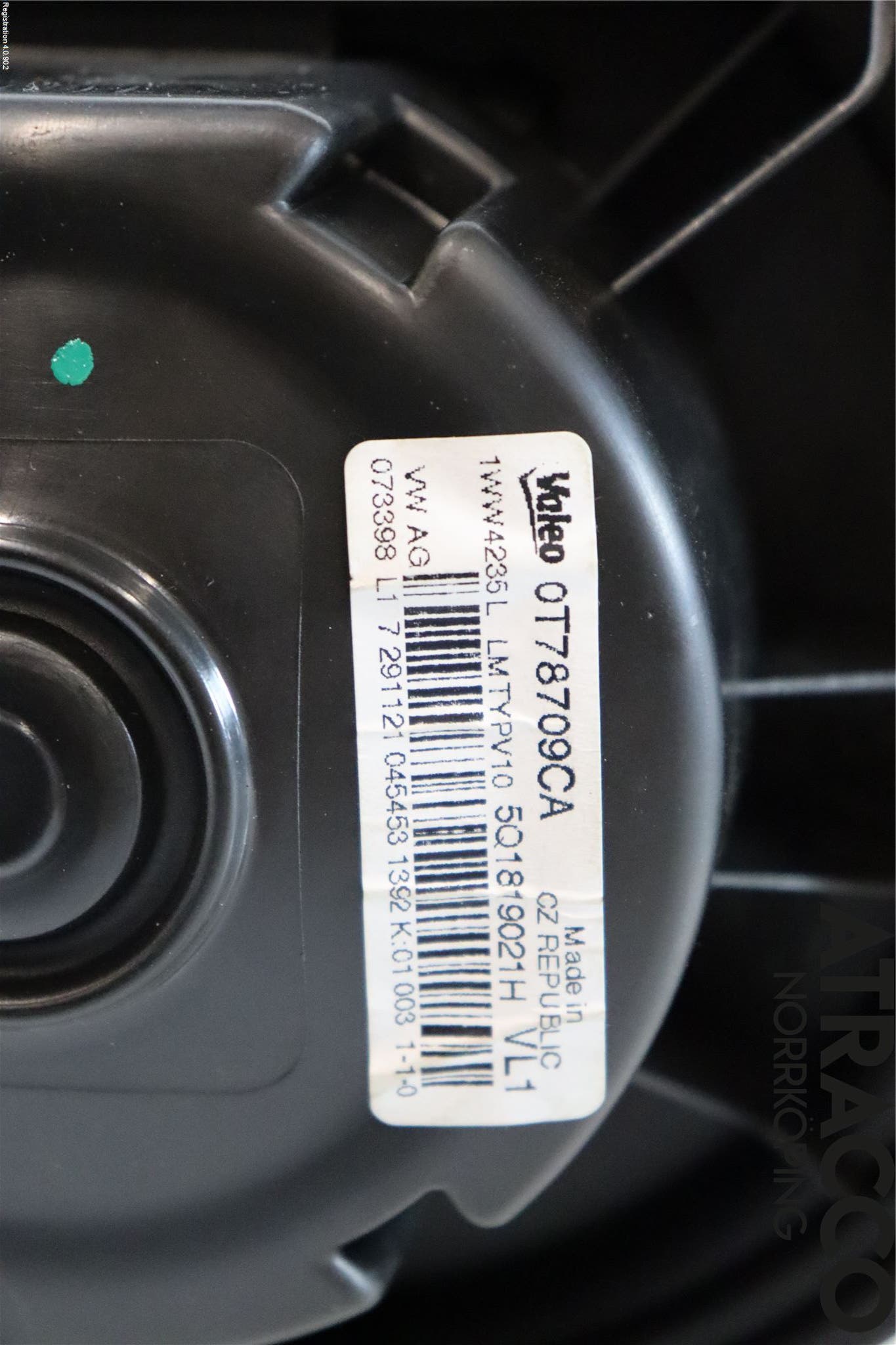 Audi Q2/SQ2 17- Värmefläkt