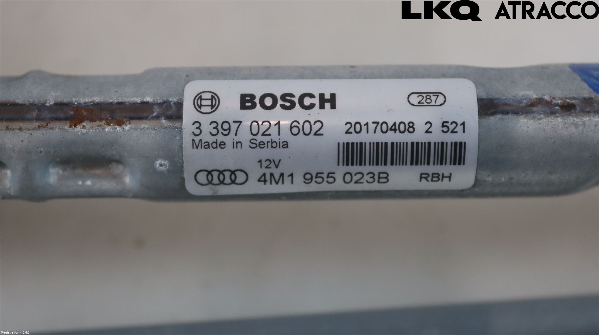 Audi Q7/SQ7 Torkarmekanism Vindruta