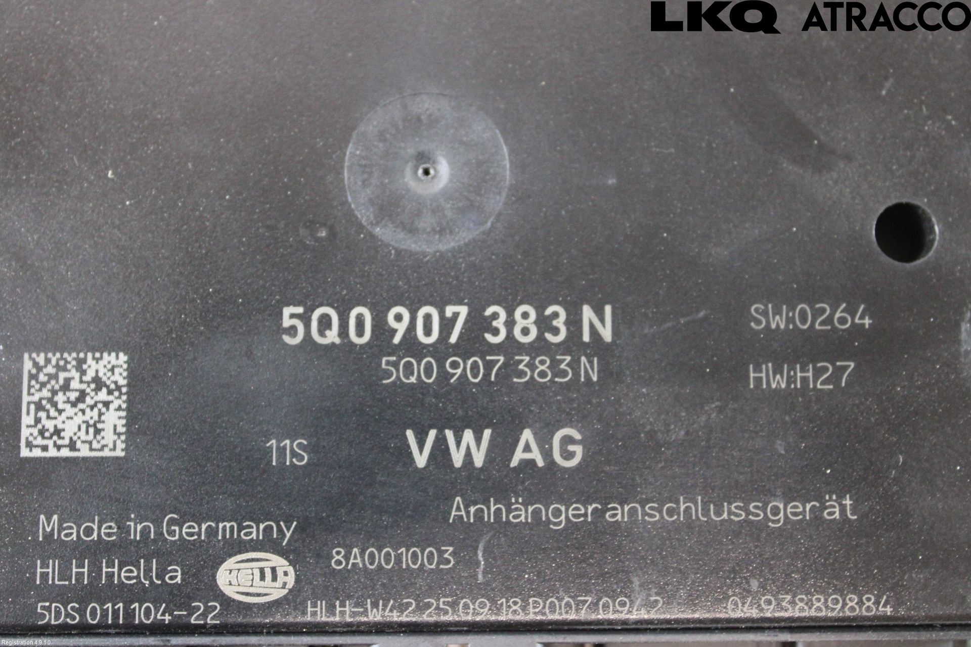 Volkswagen VW TIGUAN 16-24 Styrenhet Dragkrok