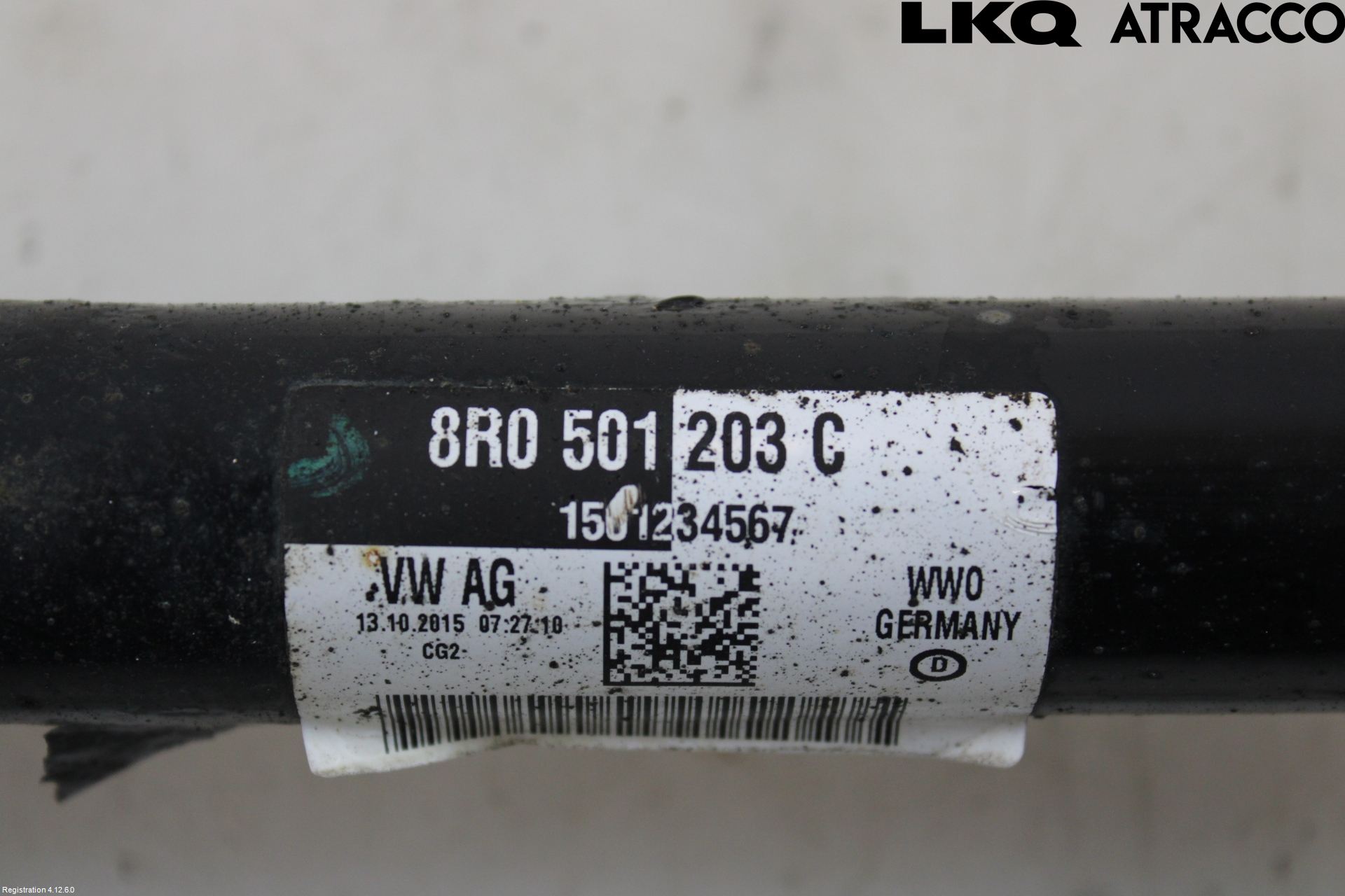 Audi A6 ALLROAD 12-18 Drivaxel Bak Höger