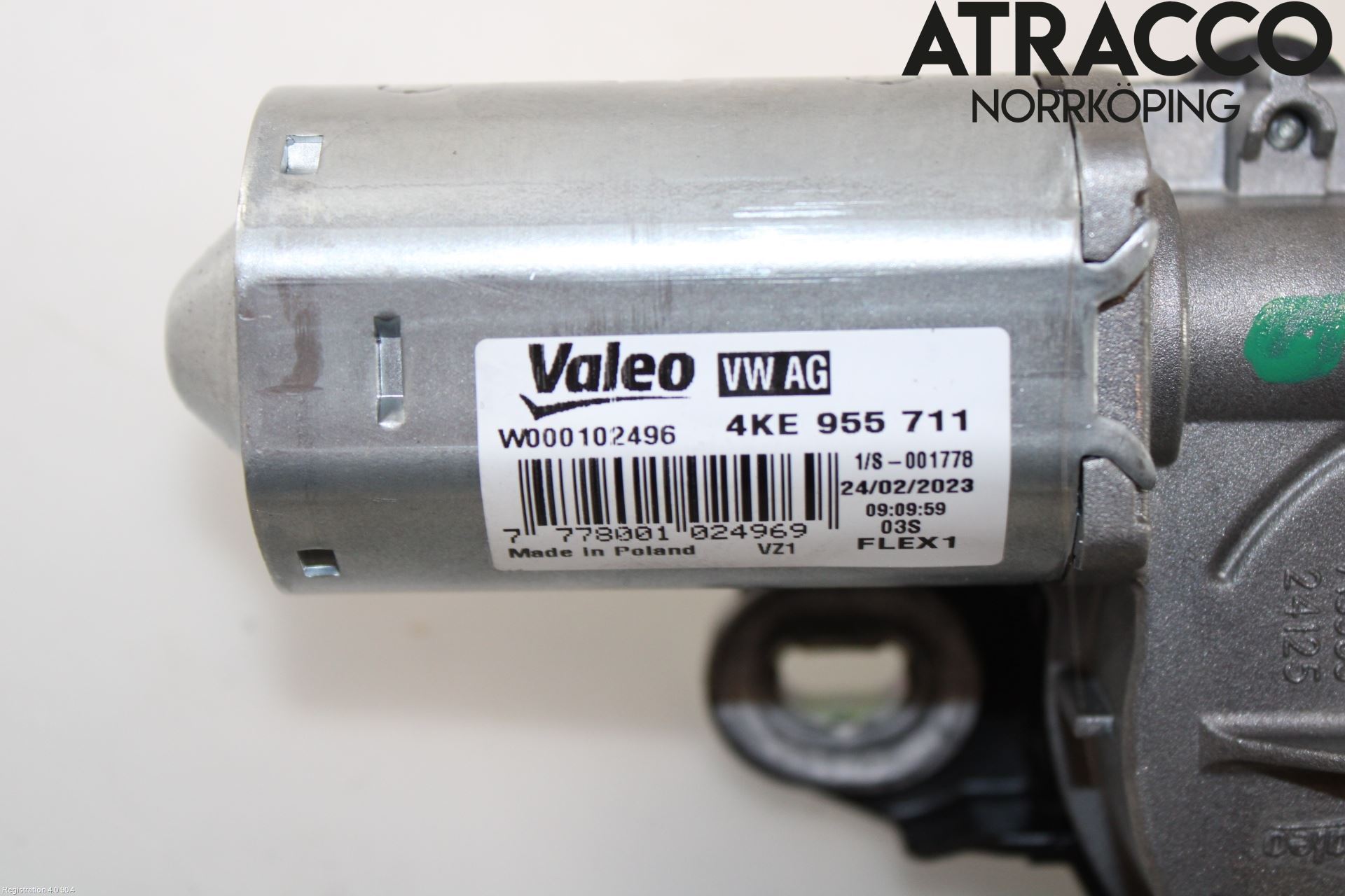 Audi A4/S4 B9 20- Torkarmotor Baklucka