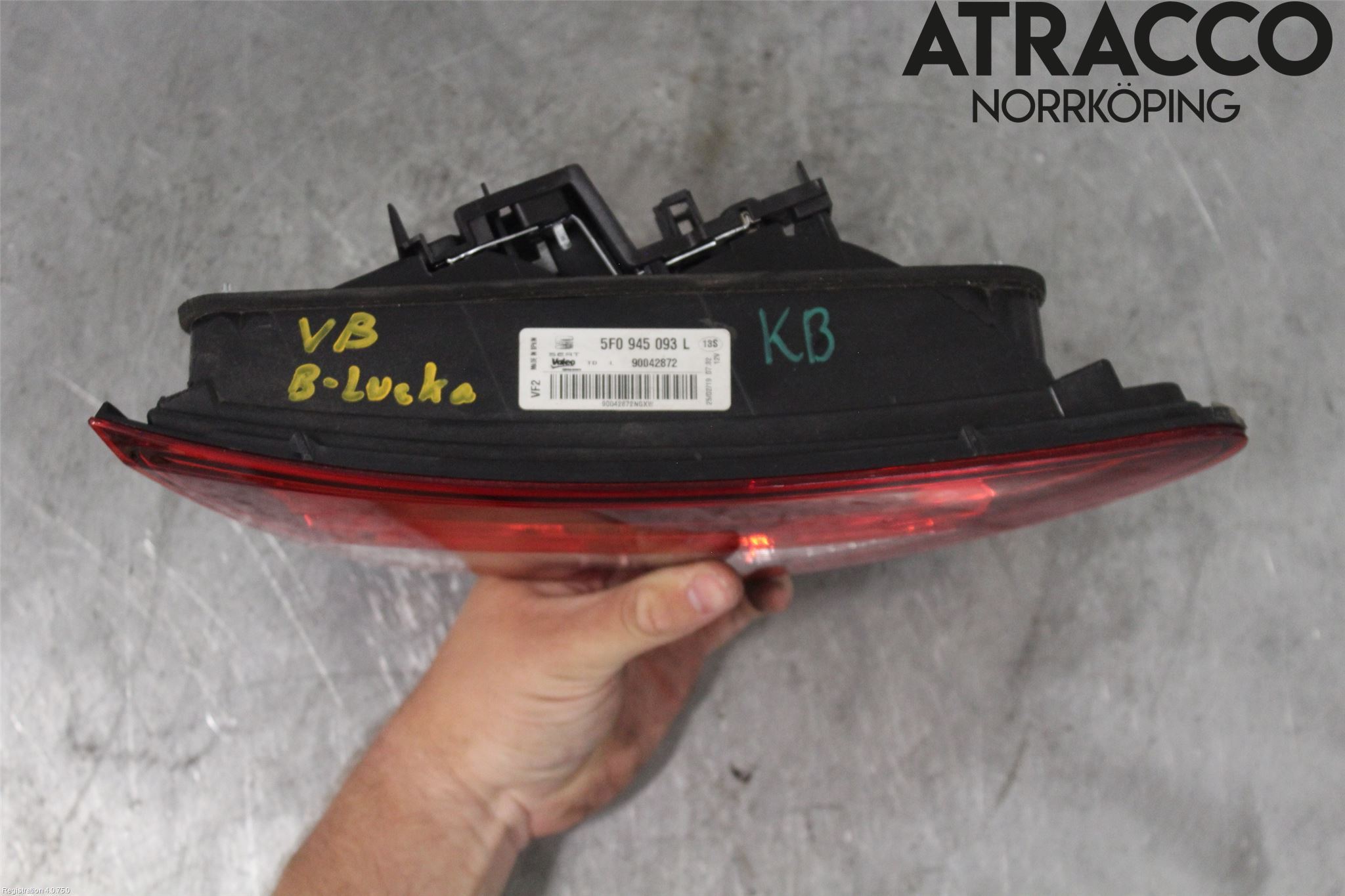 Seat LEON 13-20 Bakljus Lucka Vä