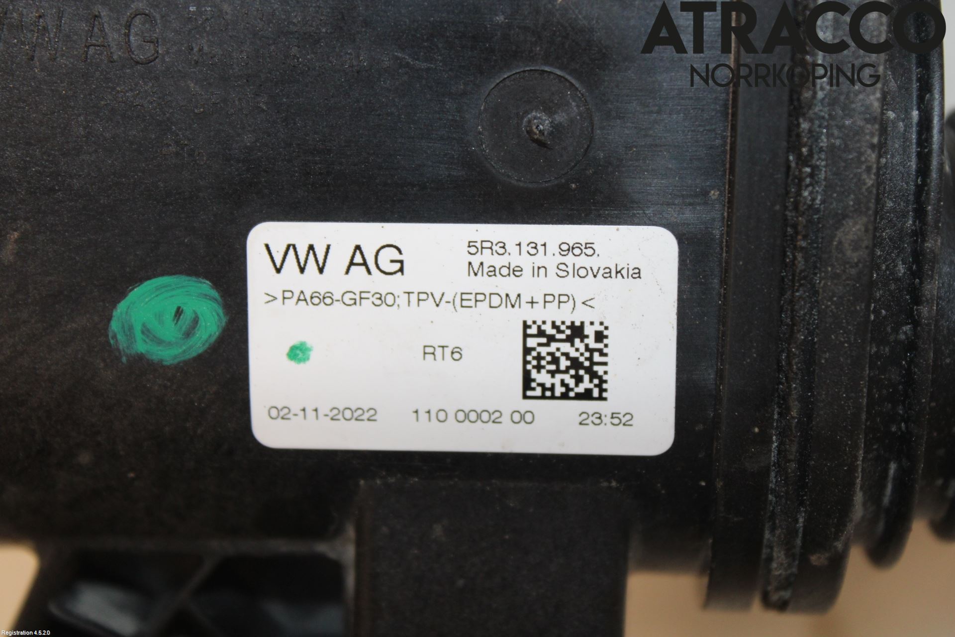 Volkswagen VW CADDY 21- Bränslepåfyllnrör-Slang