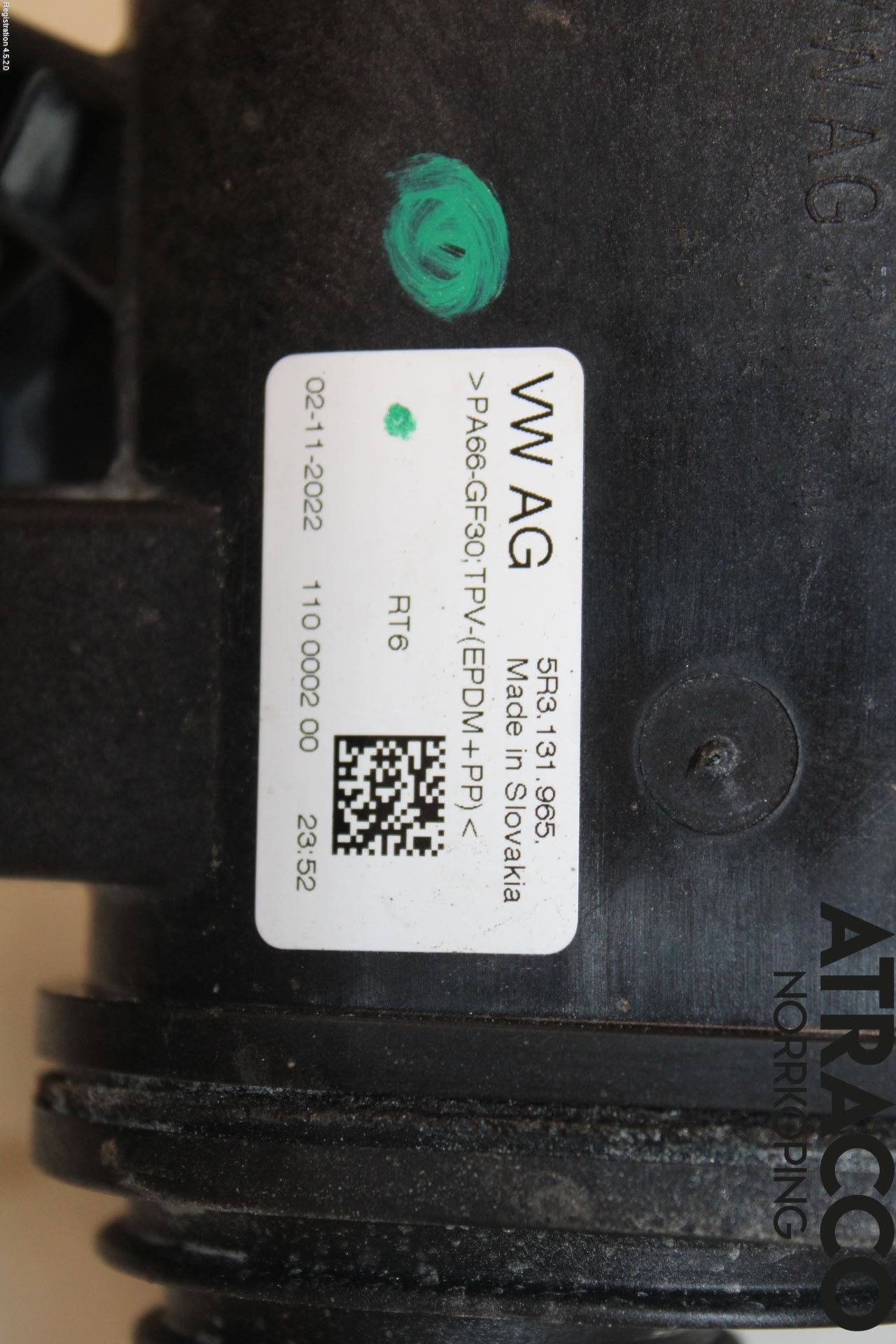 Volkswagen VW CADDY 21- Bränslepåfyllnrör-Slang